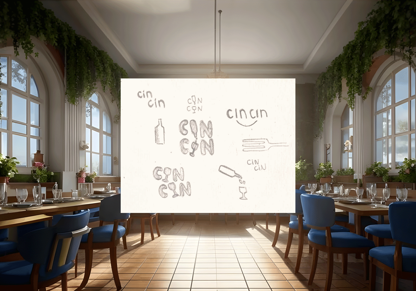 CIN CIN | RESTAURANT BRAND IDENTITY — Изображение №3 — Брендинг на Dprofile