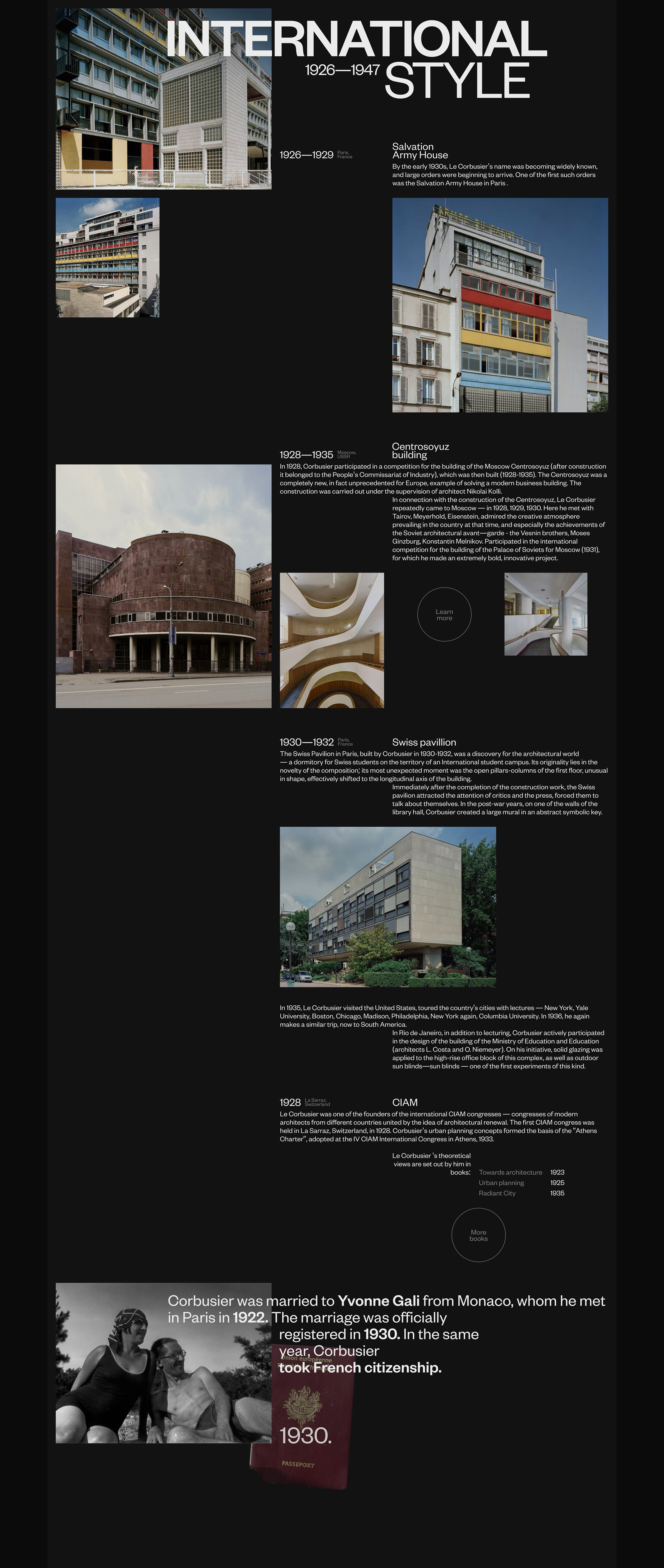 Le Corbusier | Biography longread — Изображение №7 — Интерфейсы, Графика на Dprofile