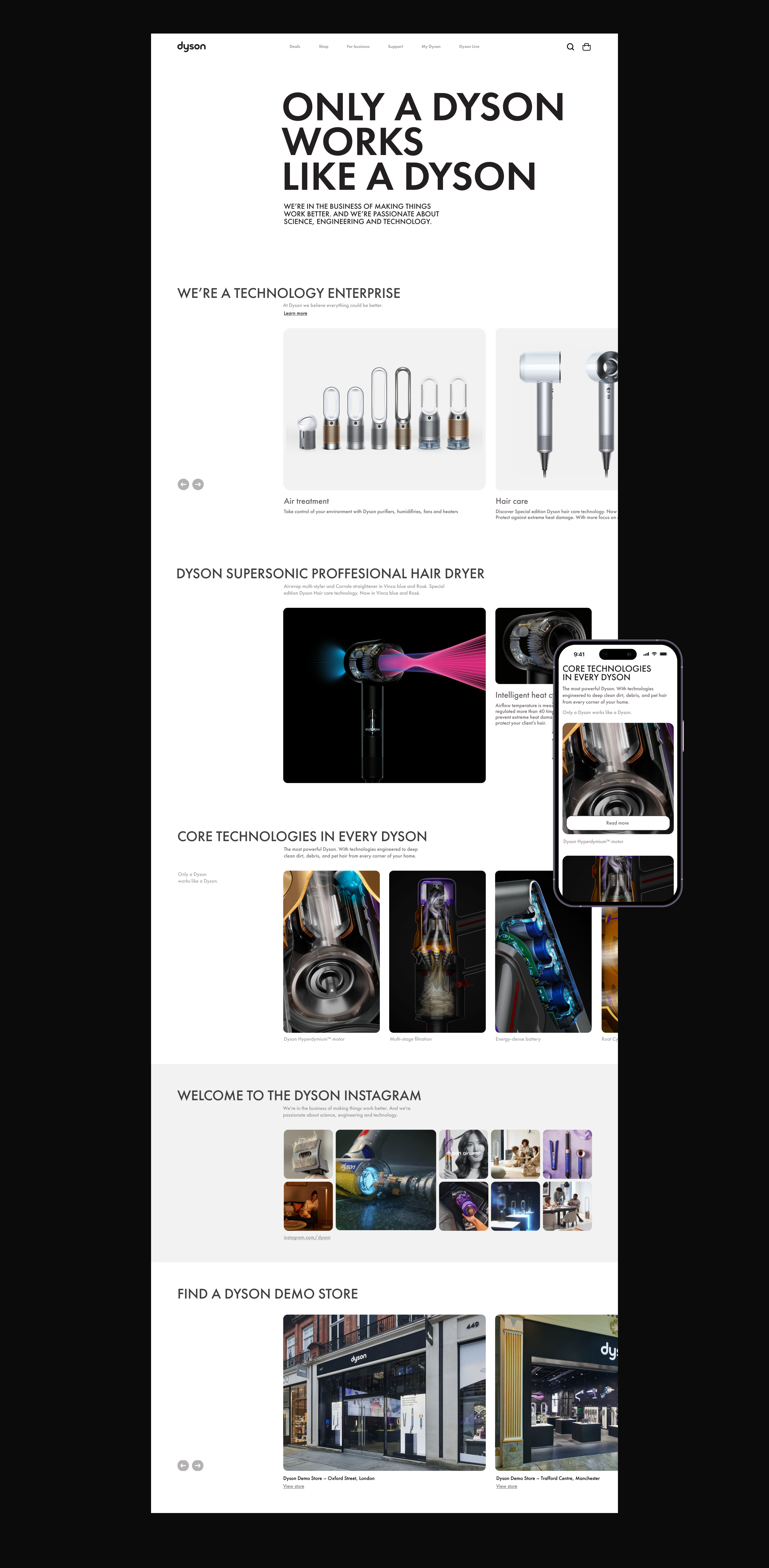 Dyson® — Изображение №2 — Интерфейсы на Dprofile