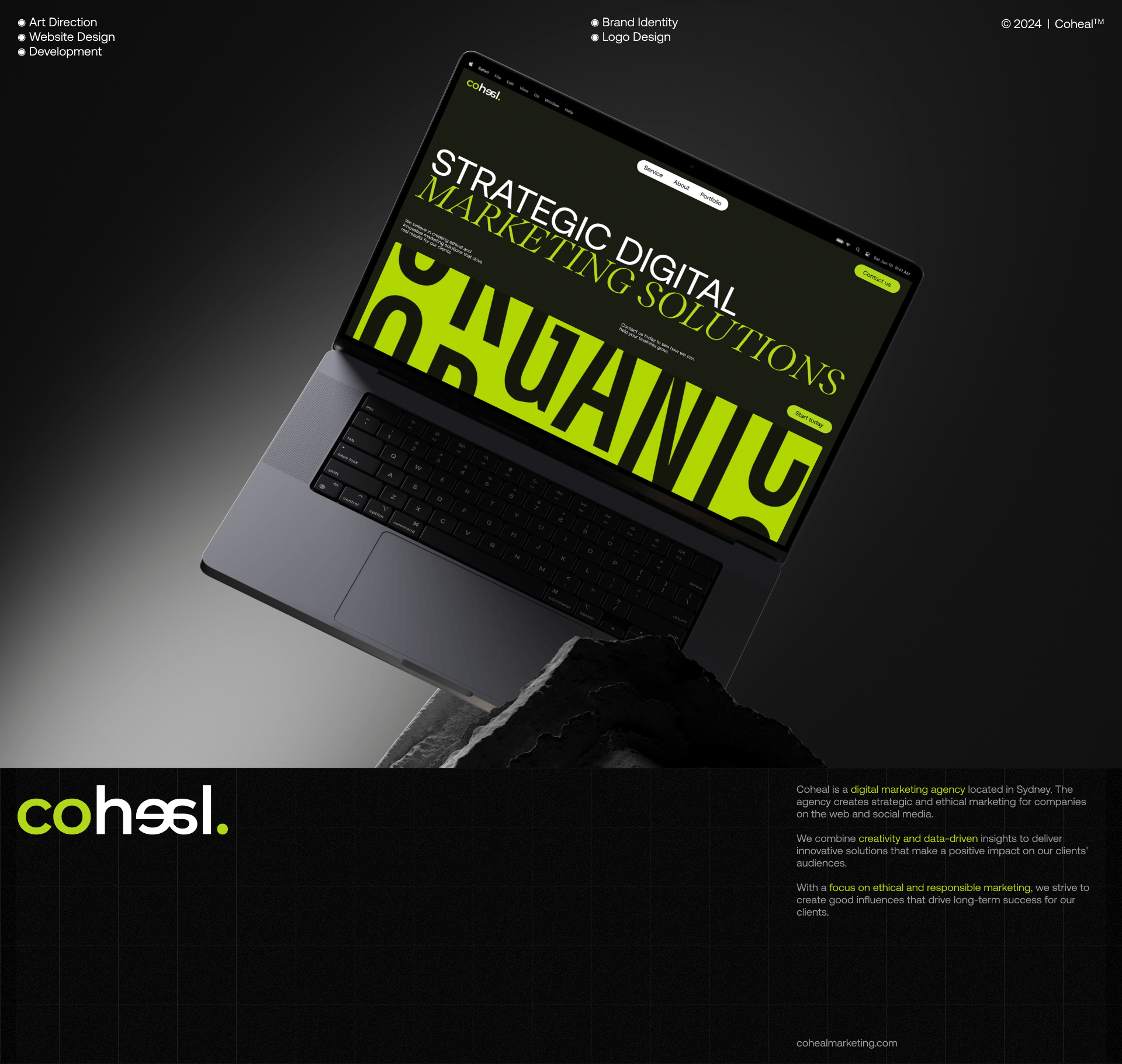 Coheal Agency — Изображение №1 — Интерфейсы на Dprofile