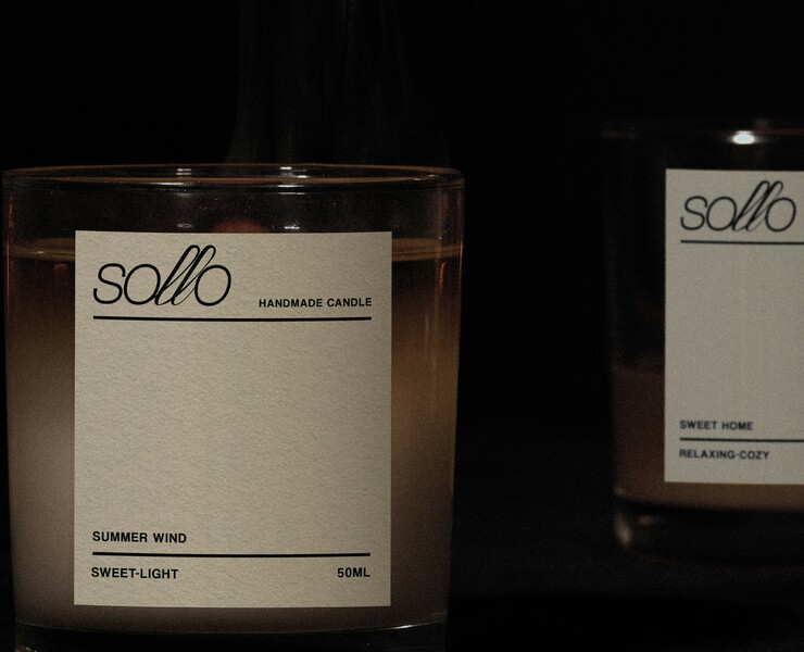 SOLLO / CANDLE BRAND IDENTITY — Брендинг на Dprofile