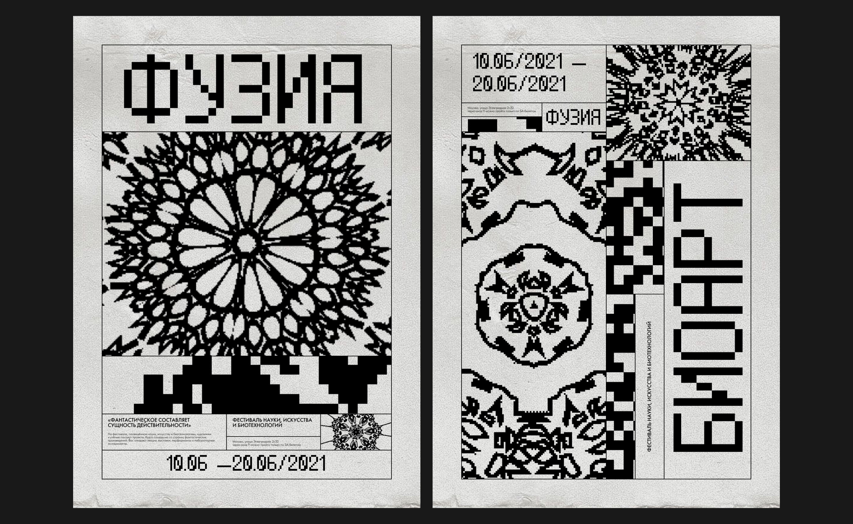 Айдентика фестиваля биоарта «Фузия» — Изображение №4 — Брендинг, Графика на Dprofile