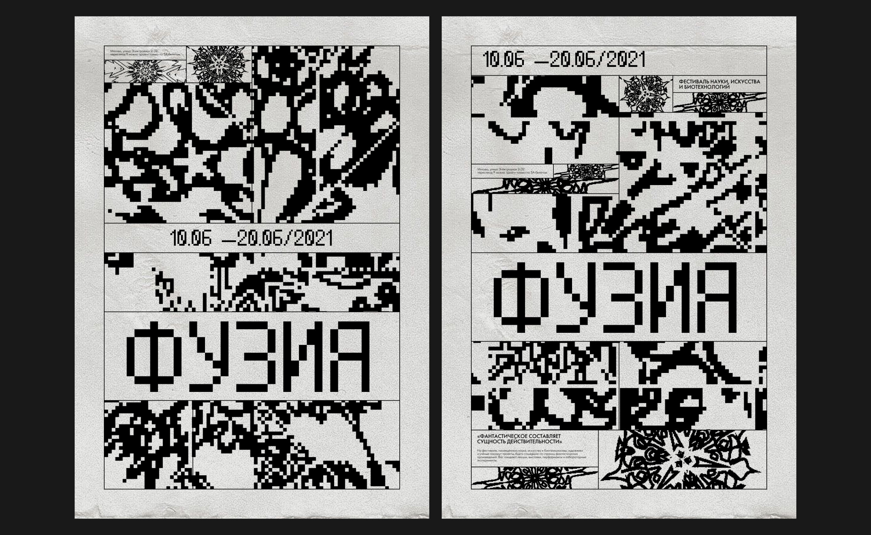 Айдентика фестиваля биоарта «Фузия» — Изображение №2 — Брендинг, Графика на Dprofile