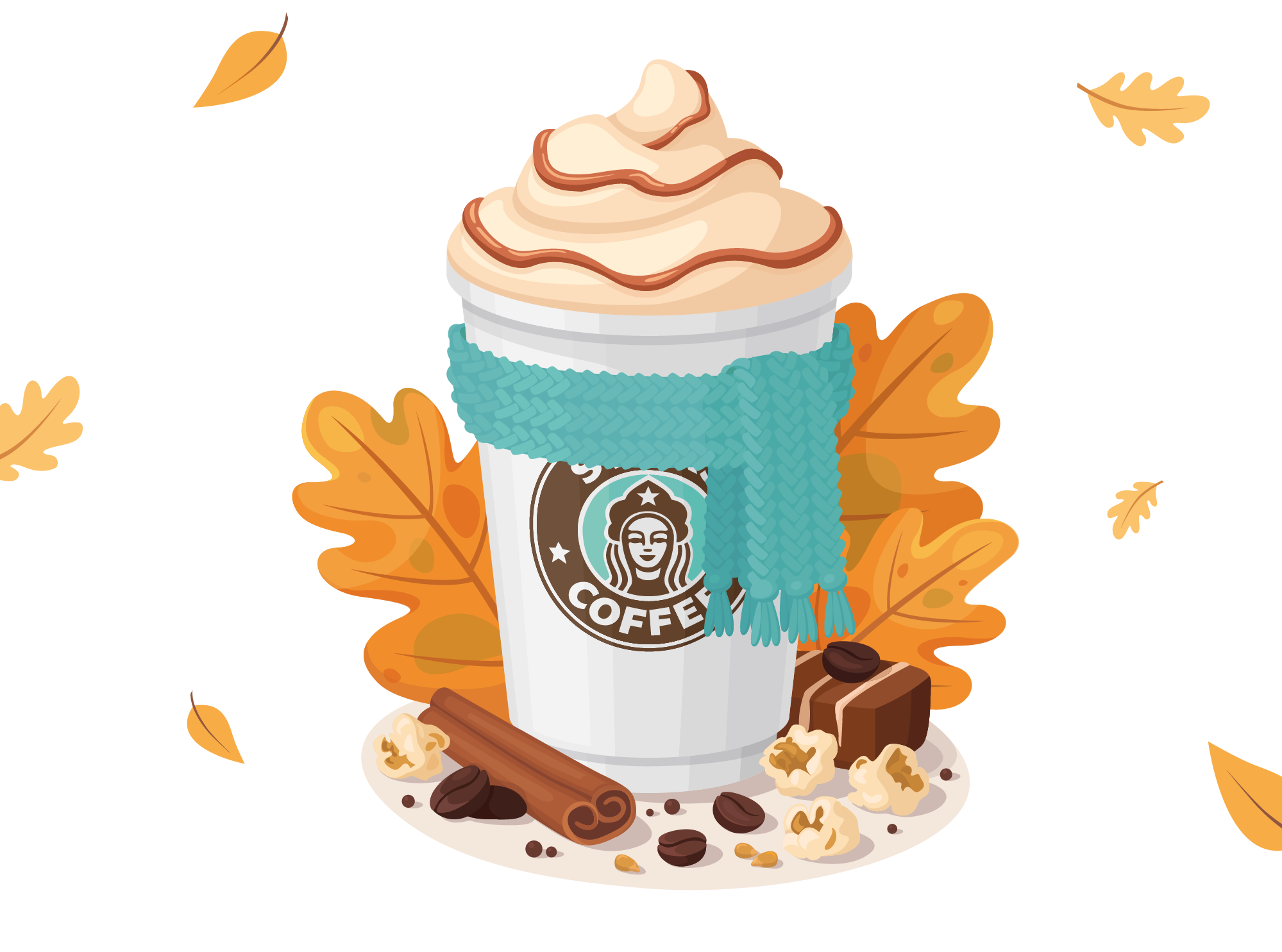 Стикеры для кофейни STARS-COFFEE — Изображение №5 — Иллюстрация, Графика на Dprofile