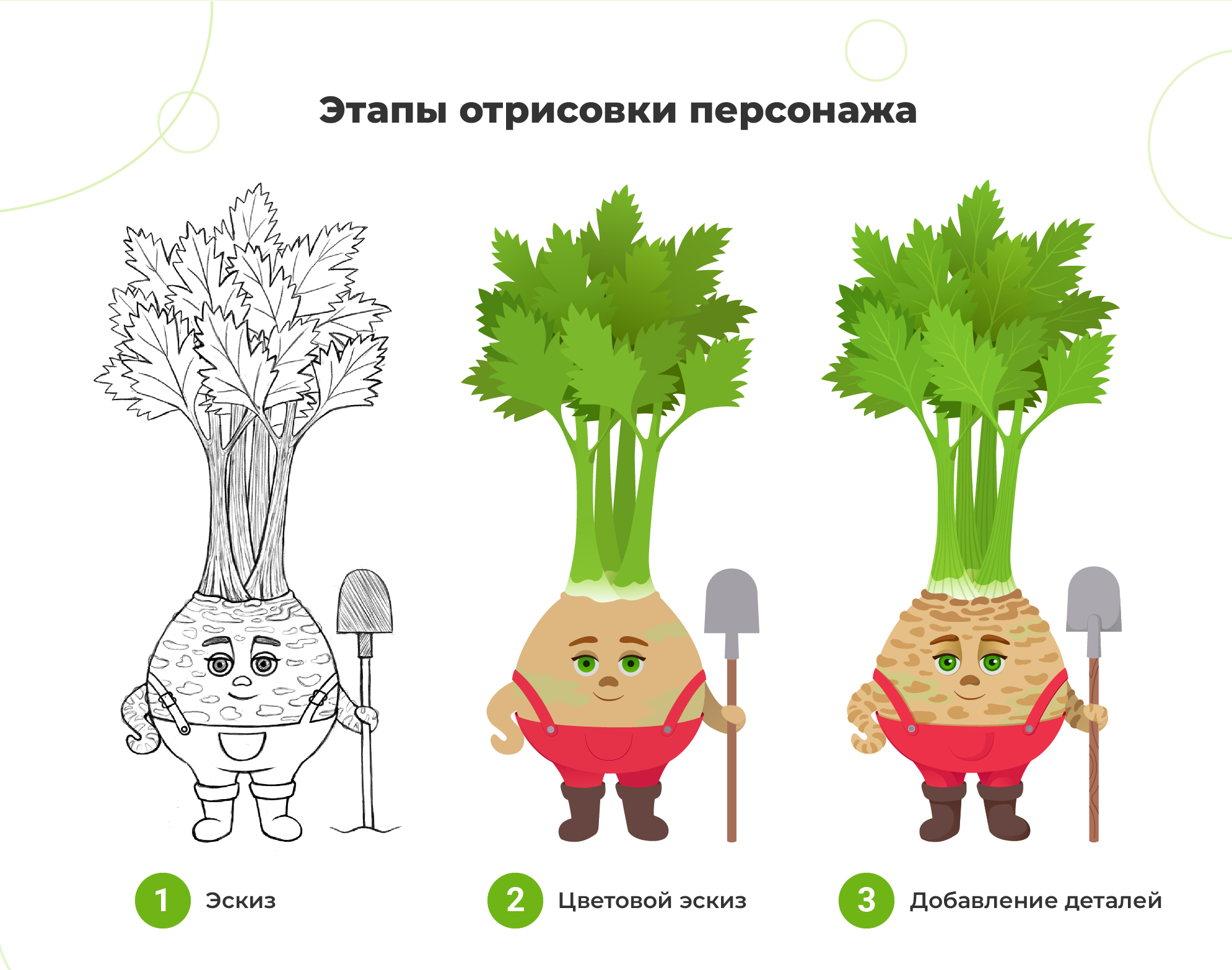 Бренд-персонаж/маскот для магазина ВСЕГДА С УРОЖАЕМ — Изображение №3 — Иллюстрация, Графика на Dprofile