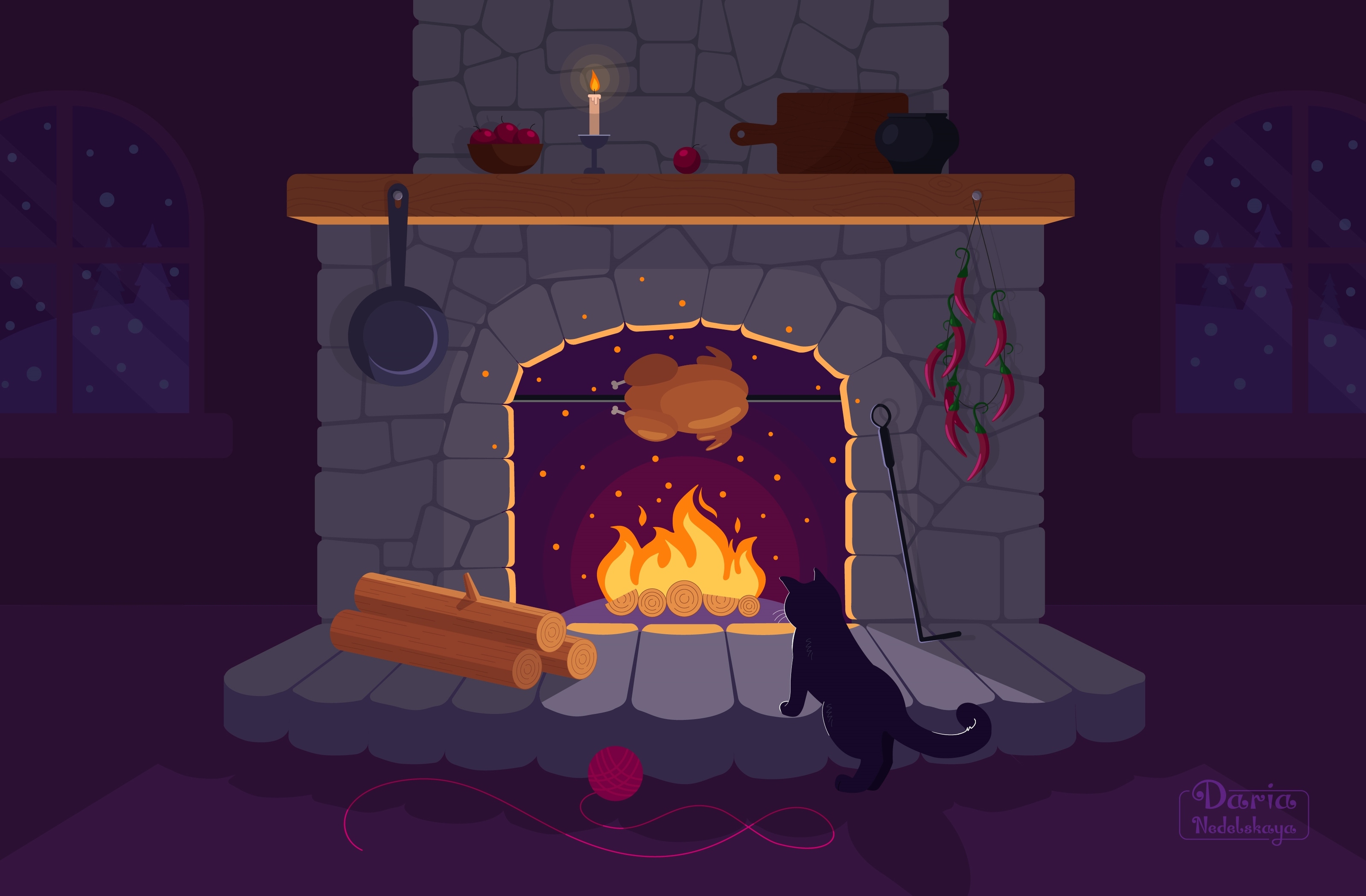 Векторные иллюстрации — Изображение №1 — Иллюстрация, Графика на Dprofile