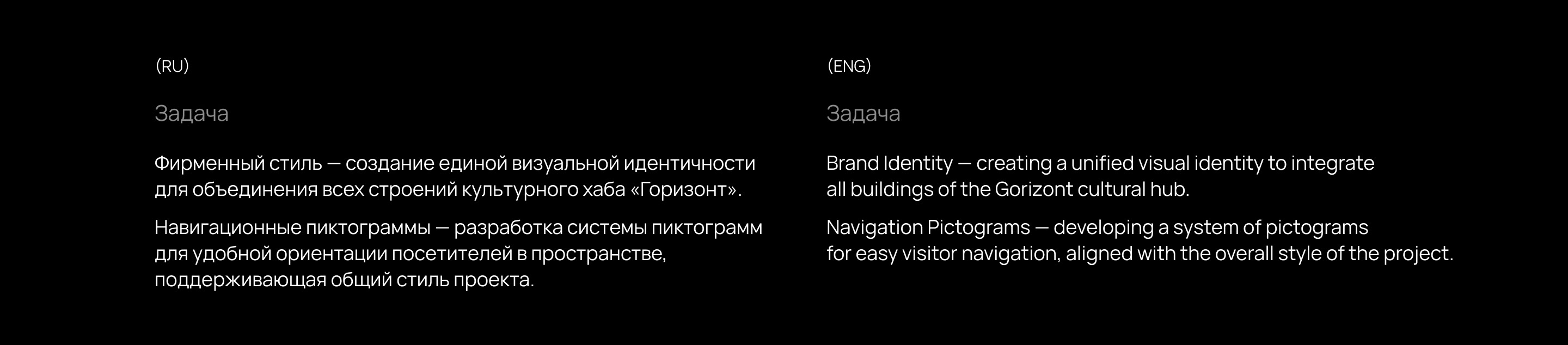 ГОРИЗОНТ — Культурный хаб || Фирменный стиль — Изображение №3 — Брендинг, Графика на Dprofile