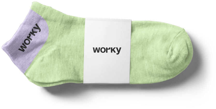 Мерч для сервиса WORKY — Изображение №7 — Брендинг, Графика на Dprofile