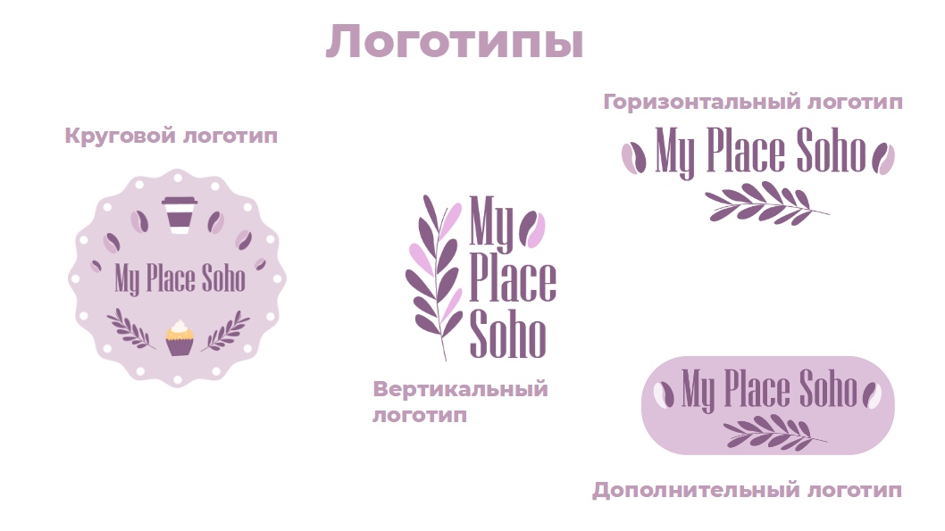 Фирменный стиль для кофейни My Place Soho — Изображение №4 — Брендинг на Dprofile