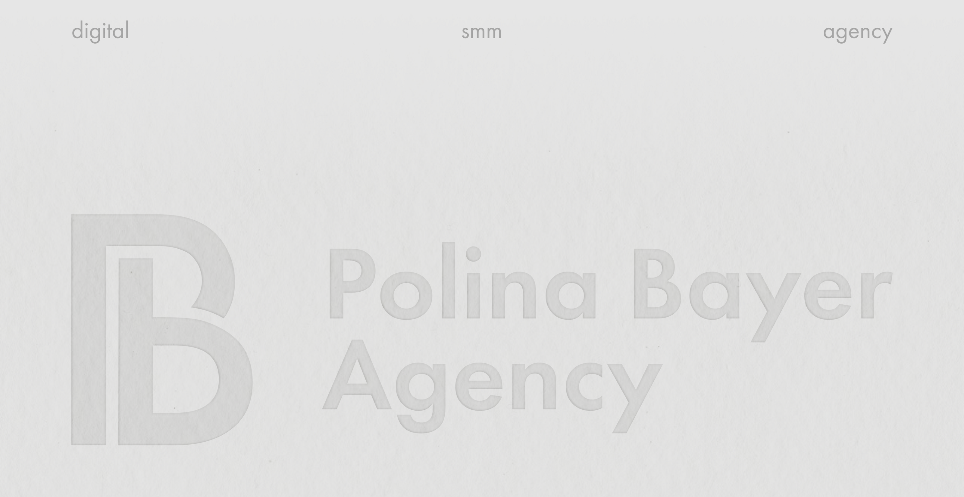 Айдентика для Polina Bayer Agency — Изображение №4 — Брендинг на Dprofile