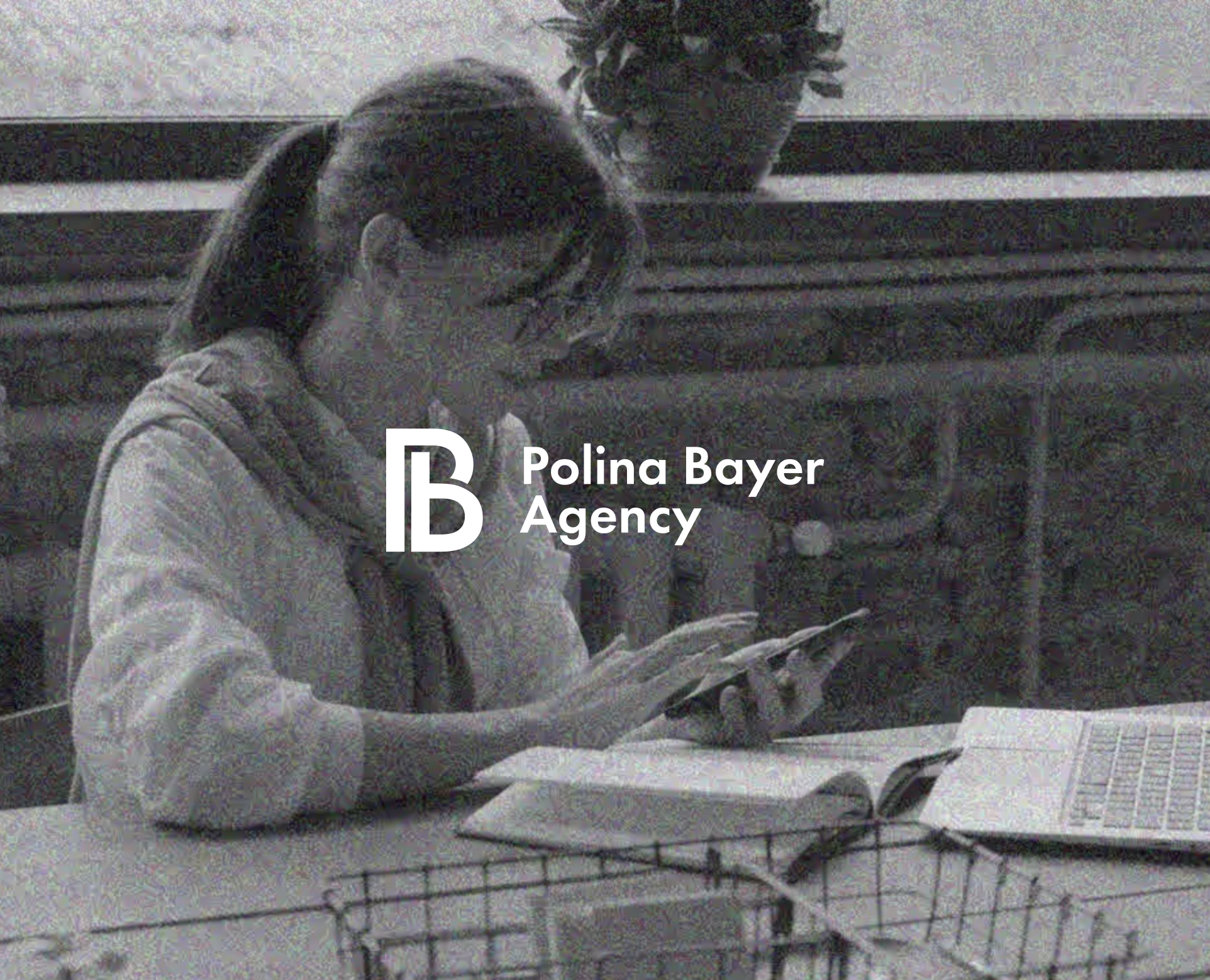 Айдентика для Polina Bayer Agency на Dprofile