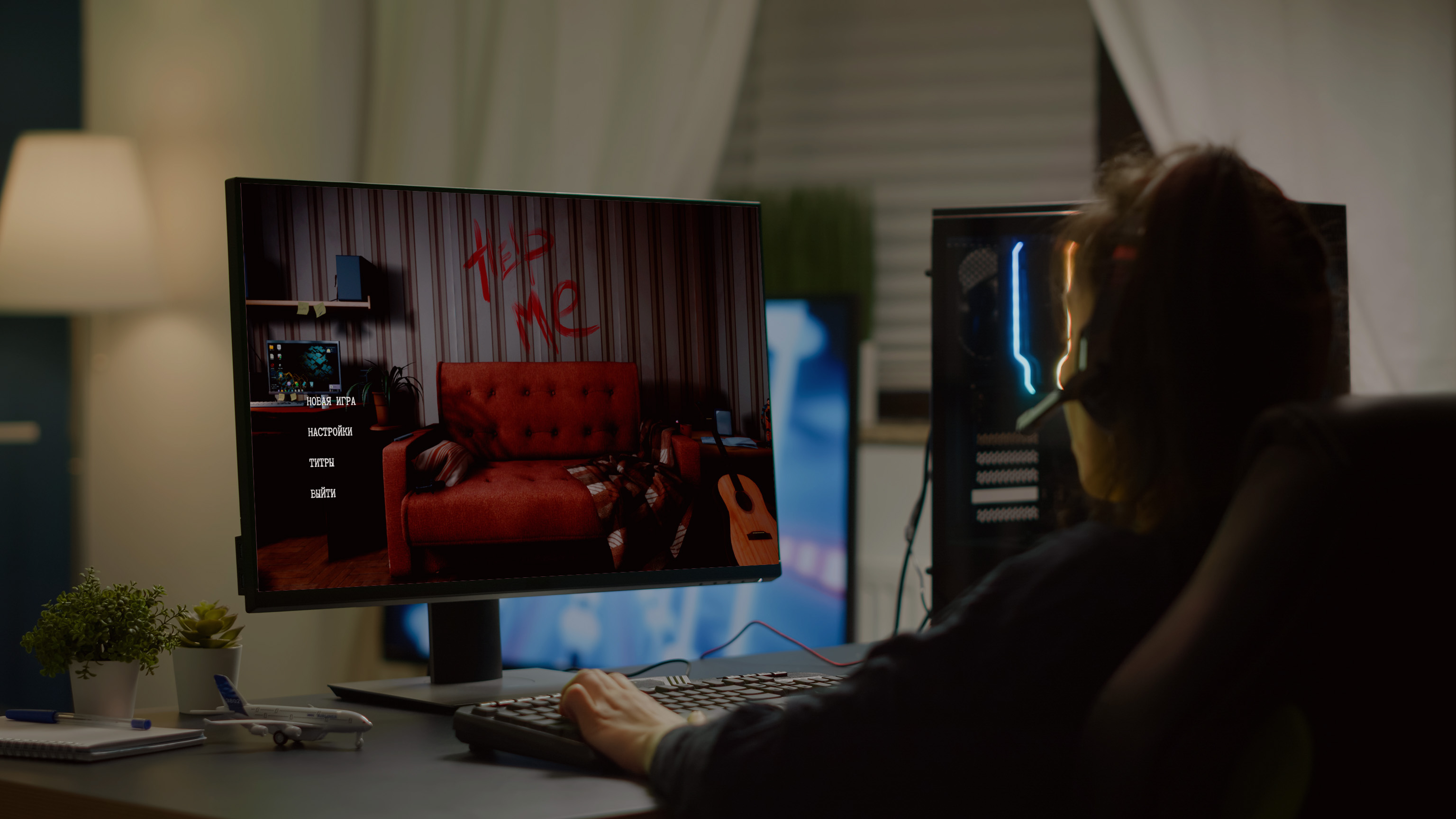 Logo and UX/UI for horror gameplay — Изображение №9 — Интерфейсы, Брендинг на Dprofile