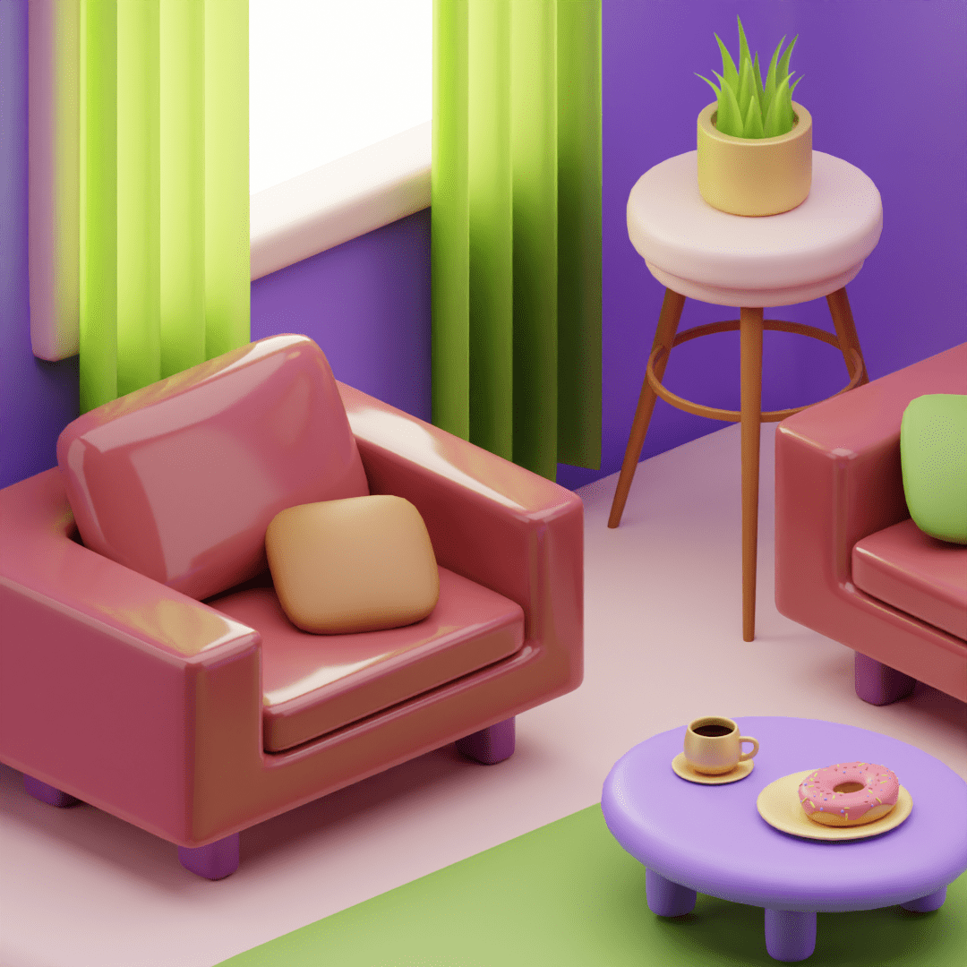 Blender 3D Isometric Room — Изображение №3 — 3D на Dprofile