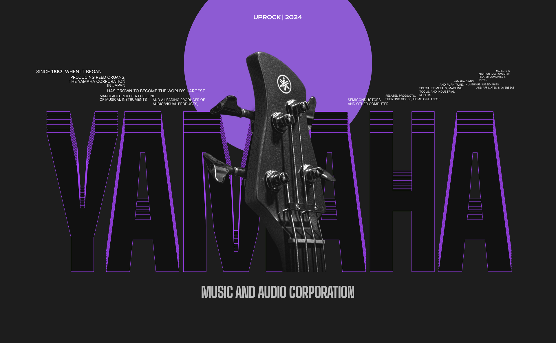 Yamaha Corporation | Website redesign — Изображение №1 — Интерфейсы, Брендинг на Dprofile