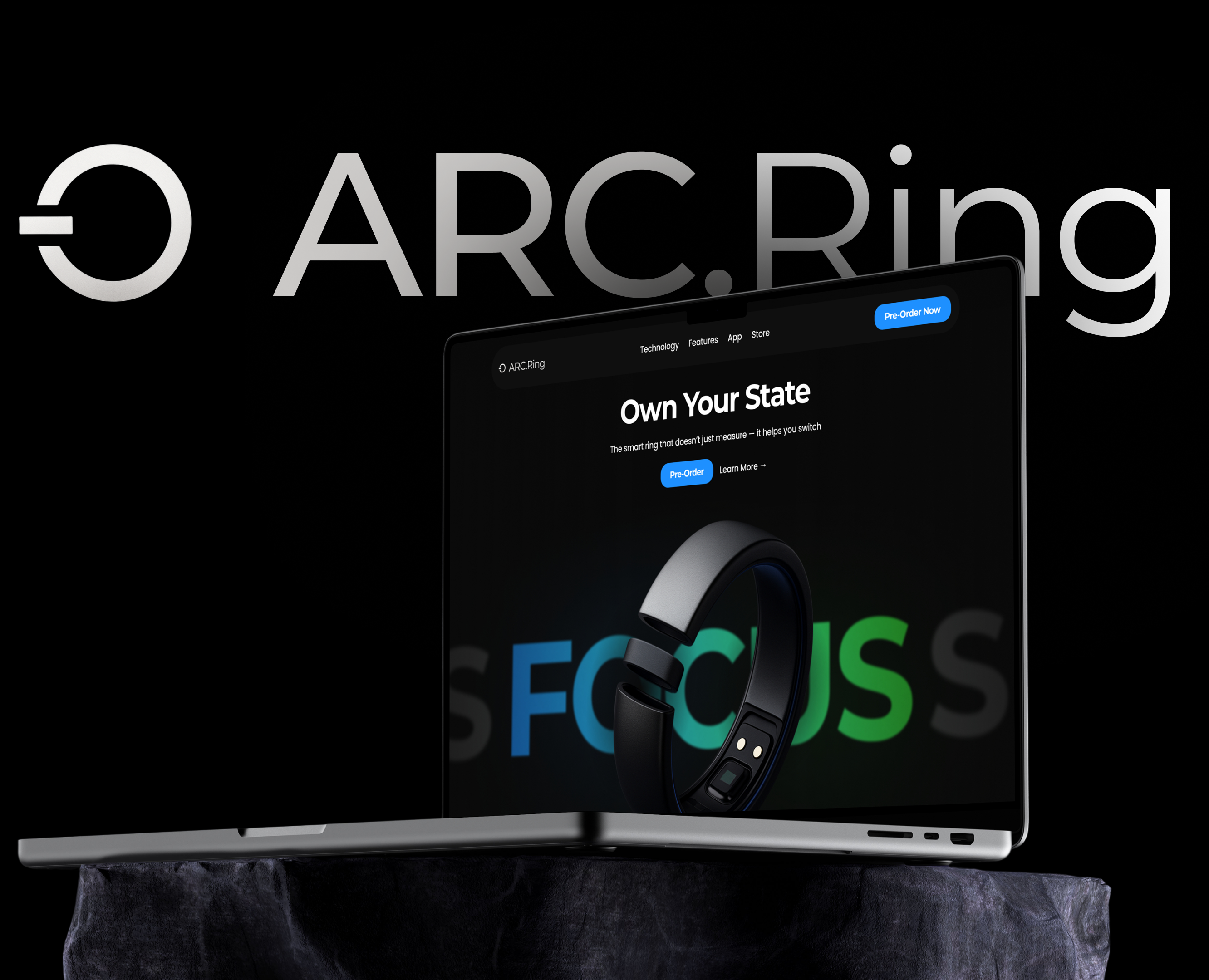 ARC Ring — Premium Smart Ring Experience на Dprofile