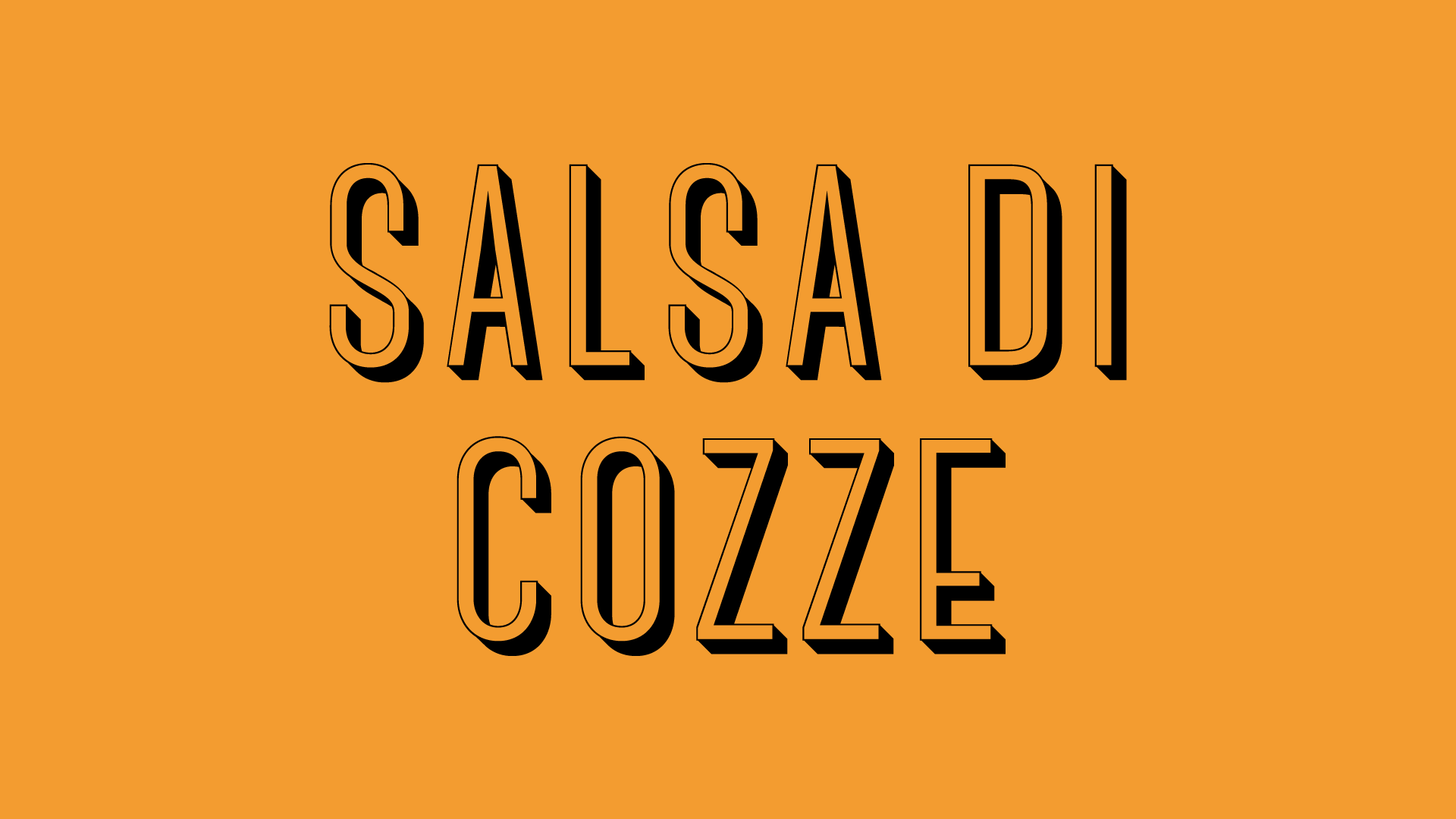 Salsa Di Cozze — Премиальная упаковка для соуса — Изображение №1 — Брендинг, Графика на Dprofile