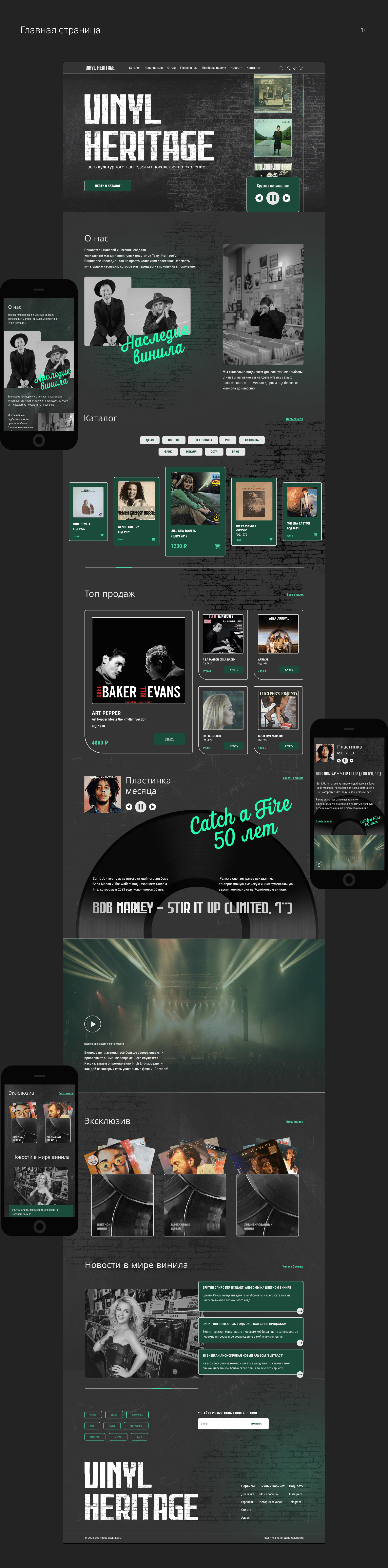 Online Vinyl Record Store — Изображение №11 — Интерфейсы на Dprofile
