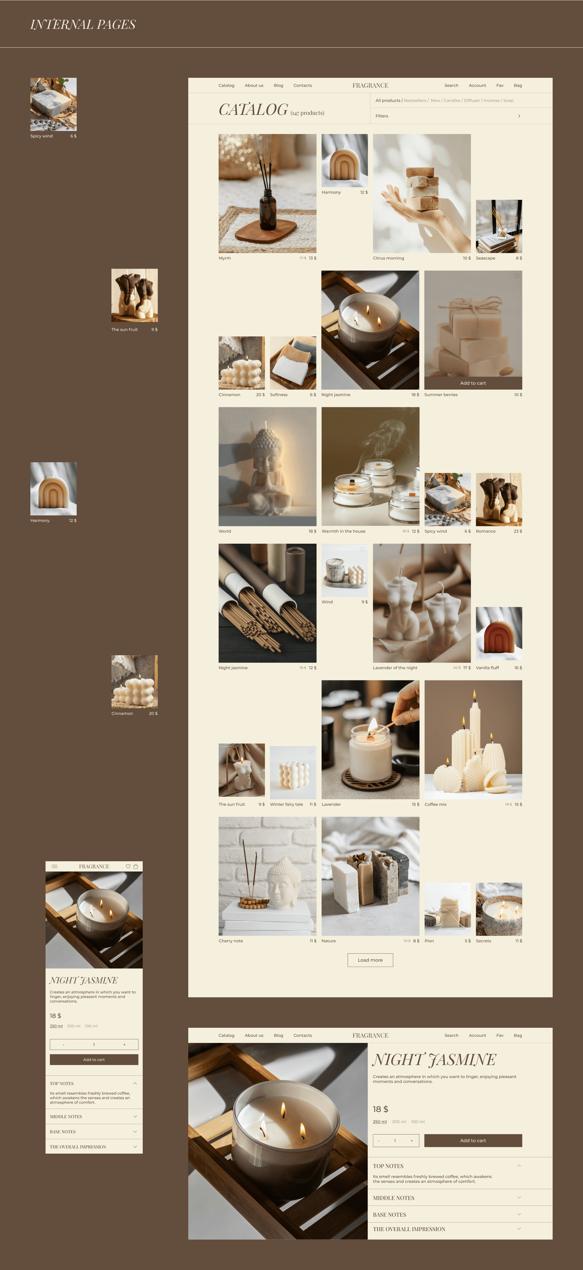 Online store of fragrances for home — Изображение №8 — Интерфейсы на Dprofile