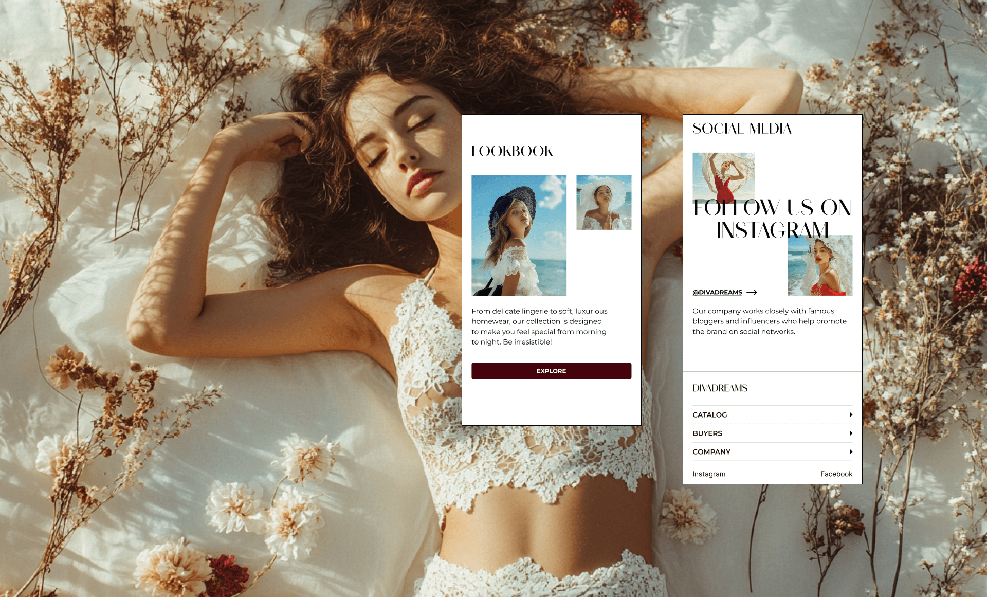 DIVADREAMS | E-commerce website | UX/UI — Изображение №11 — Интерфейсы на Dprofile