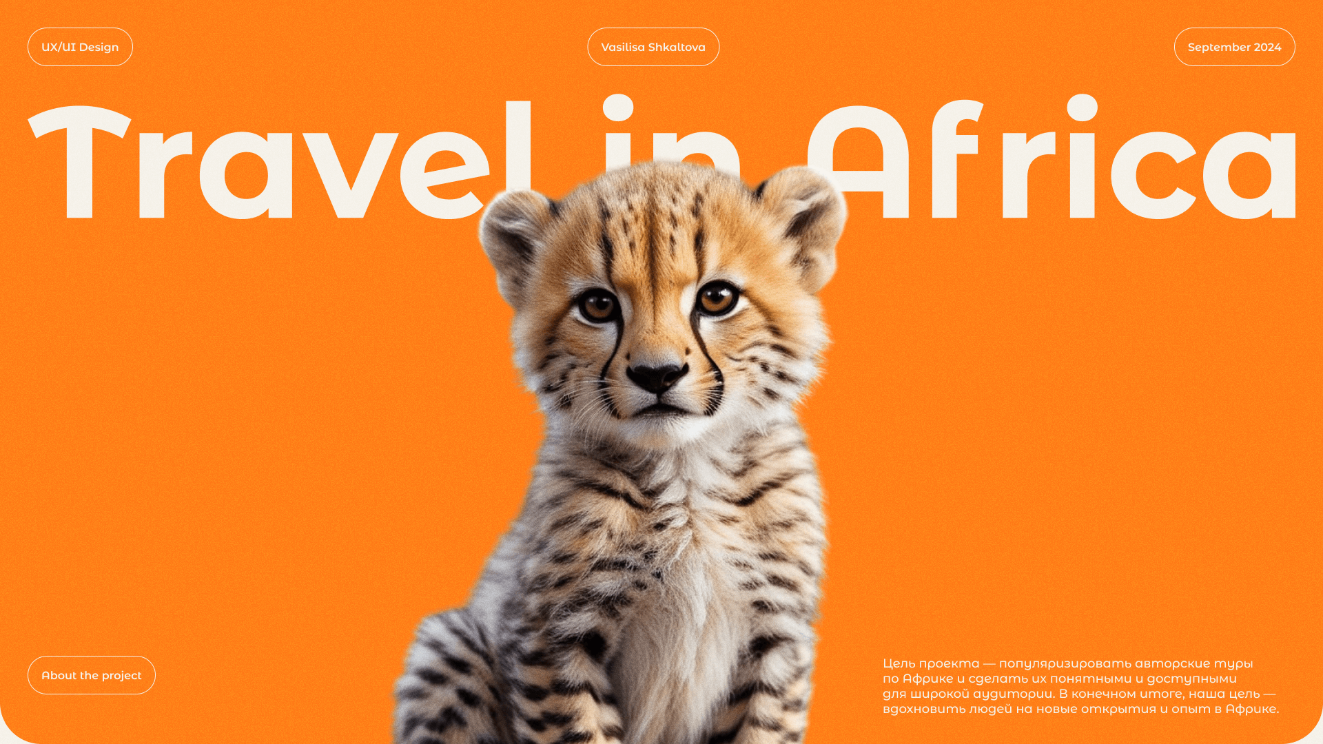 Travel in Africa — Изображение №1 — Интерфейсы на Dprofile