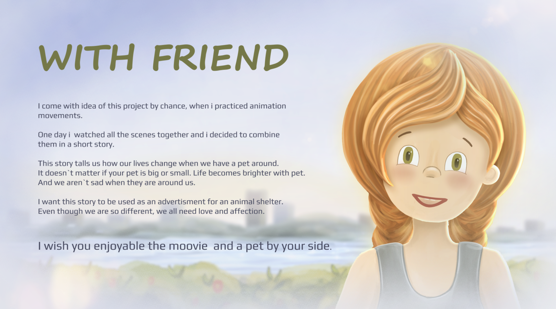 With friend — Изображение №1 — Иллюстрация, Анимация на Dprofile