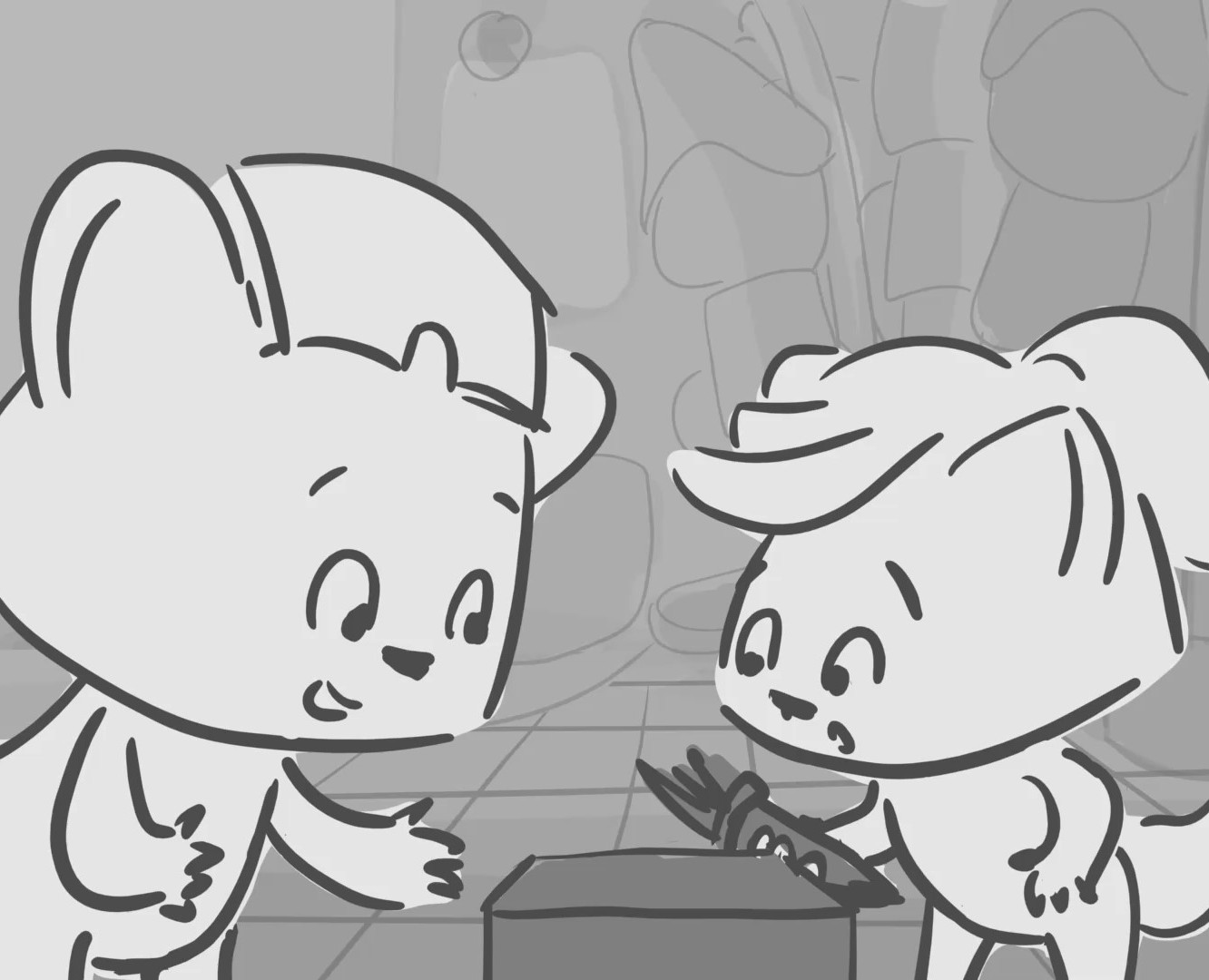 Аниматик (Storyboard) "Енотки" — Анимация на Dprofile