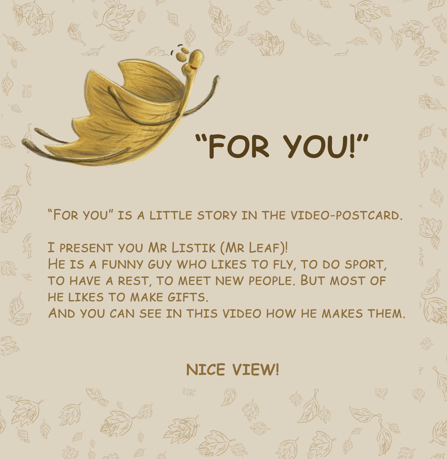 Анимированная открытка "FOR YOU" — Изображение №1 — Иллюстрация, Анимация на Dprofile