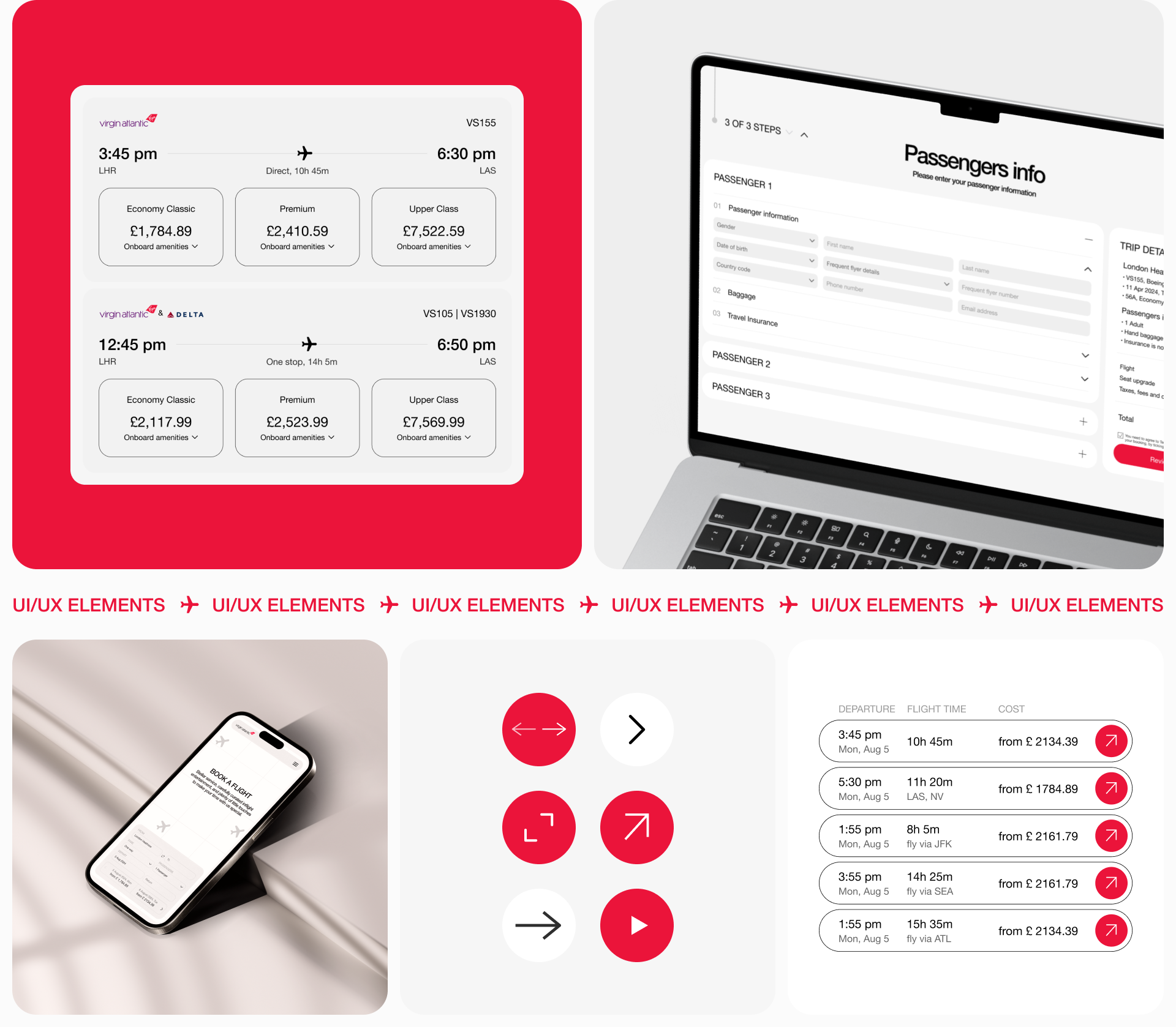 Virgin Atlantic | Редизайн корпоративного сайта — Изображение №13 — Интерфейсы на Dprofile