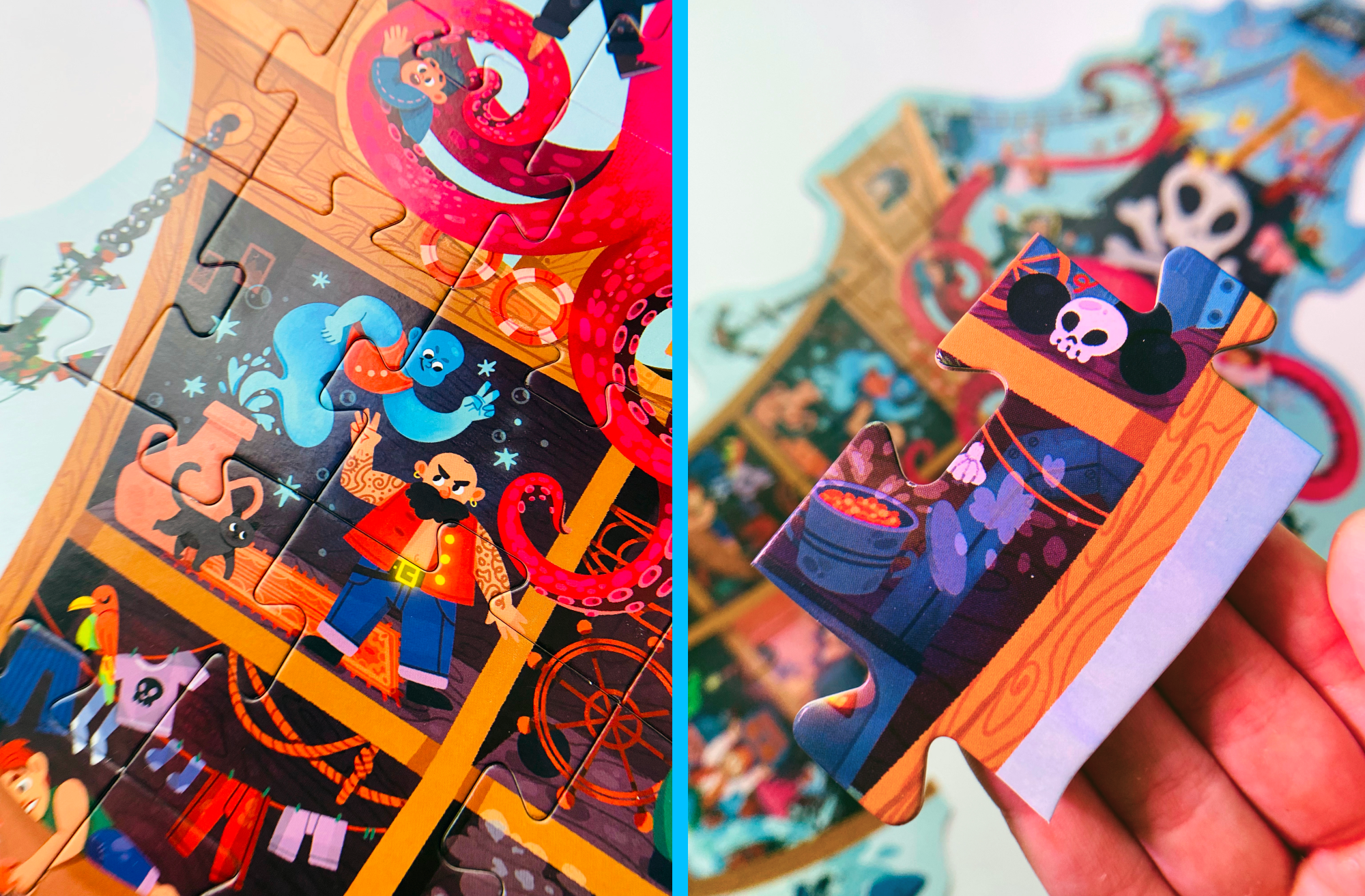 иллюстрация для пазла "Пиратский корабль" — Изображение №11 — Иллюстрация, Графика на Dprofile