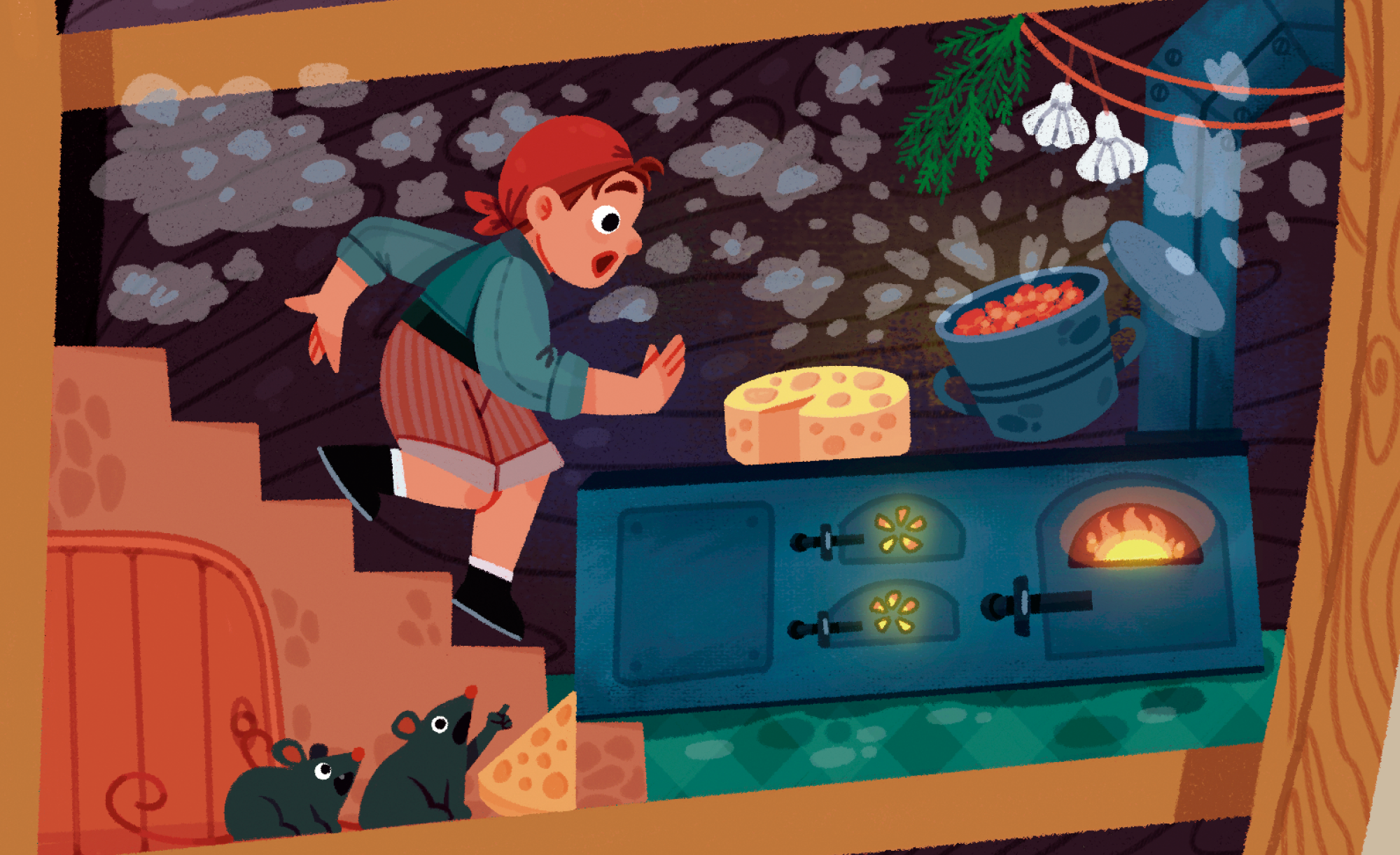 иллюстрация для пазла "Пиратский корабль" — Изображение №10 — Иллюстрация, Графика на Dprofile