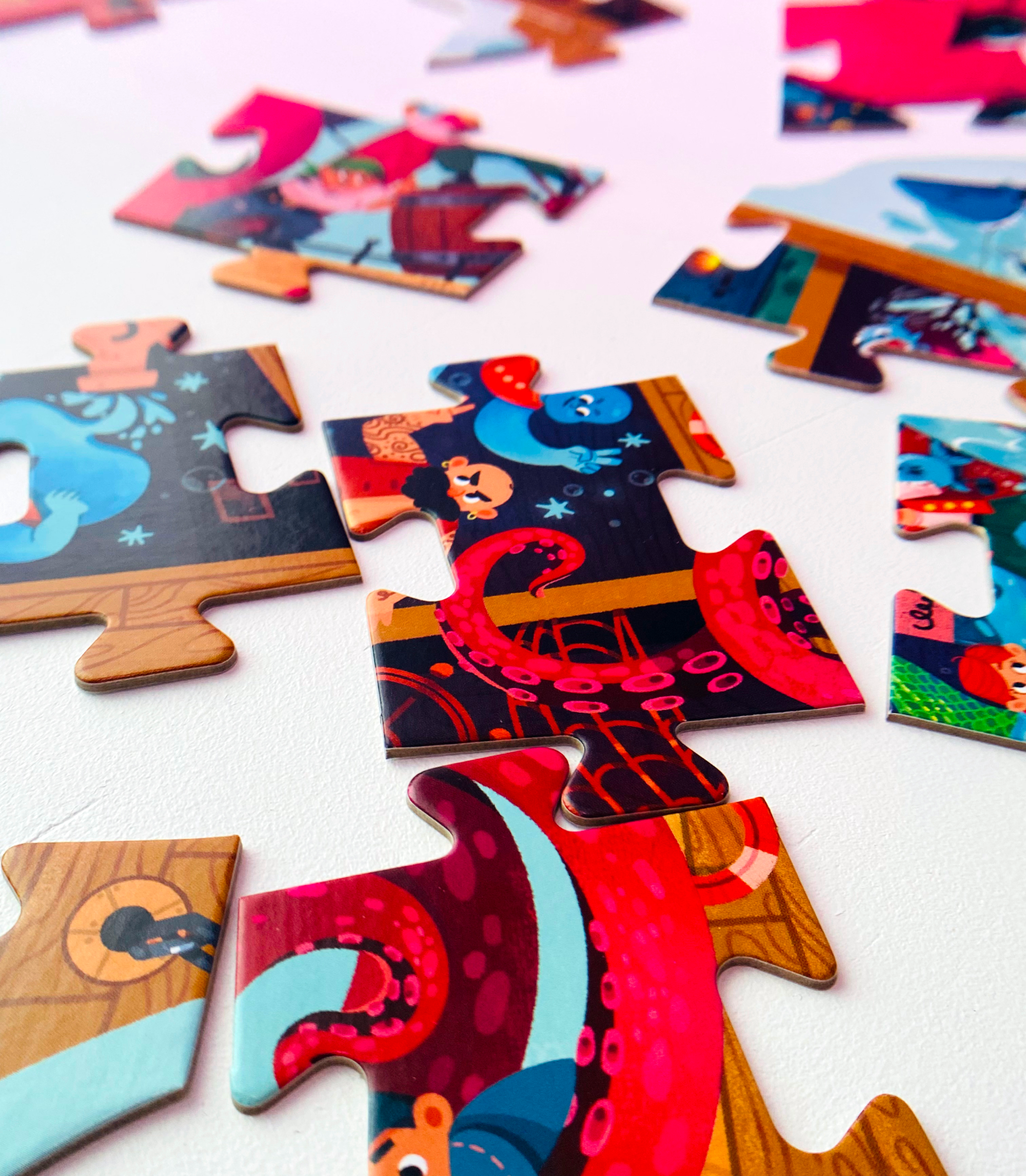 иллюстрация для пазла "Пиратский корабль" — Изображение №13 — Иллюстрация, Графика на Dprofile