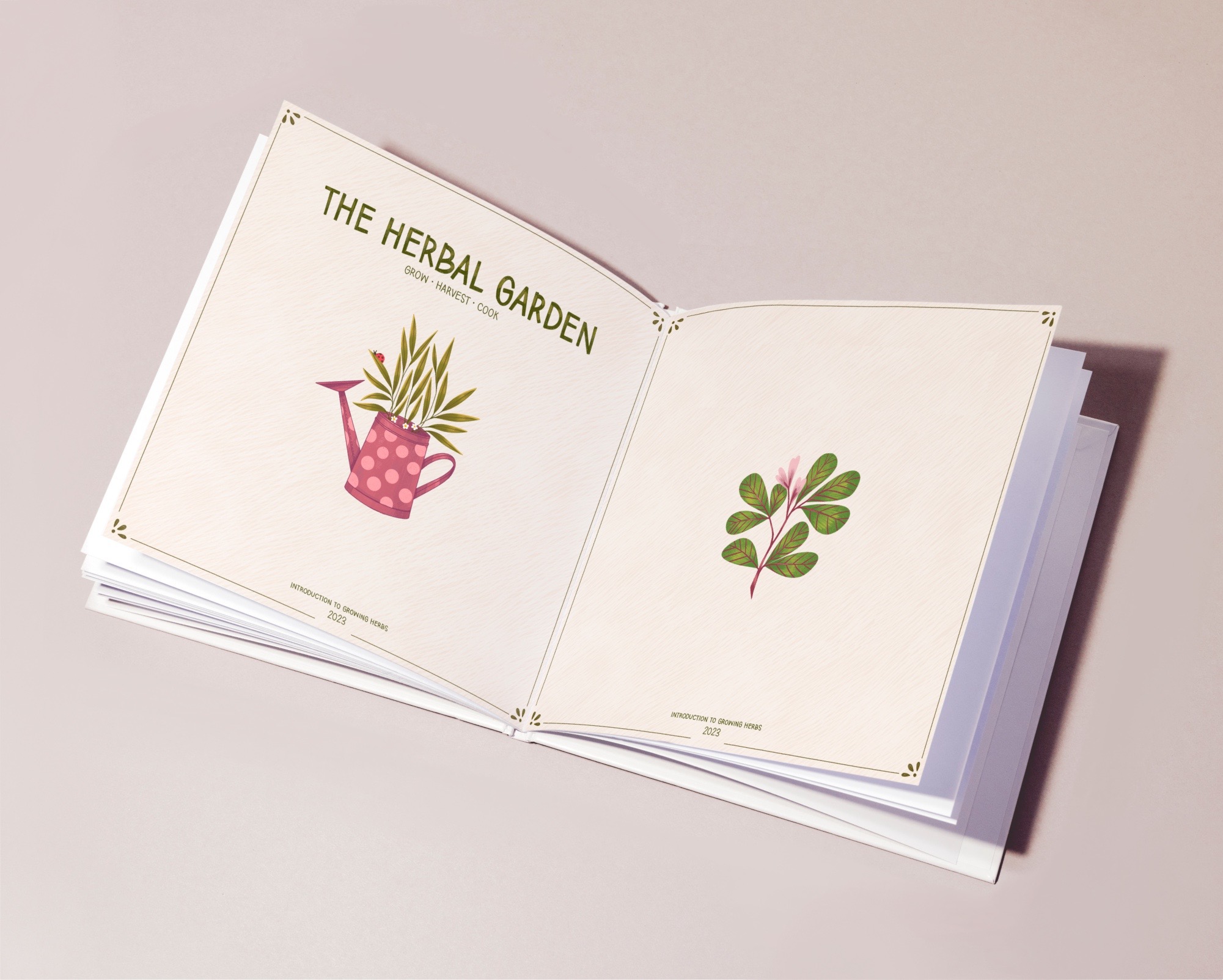 The Herbal Garden/ иллюстрации для книги «Сад трав» — Изображение №2 — Иллюстрация, Графика на Dprofile