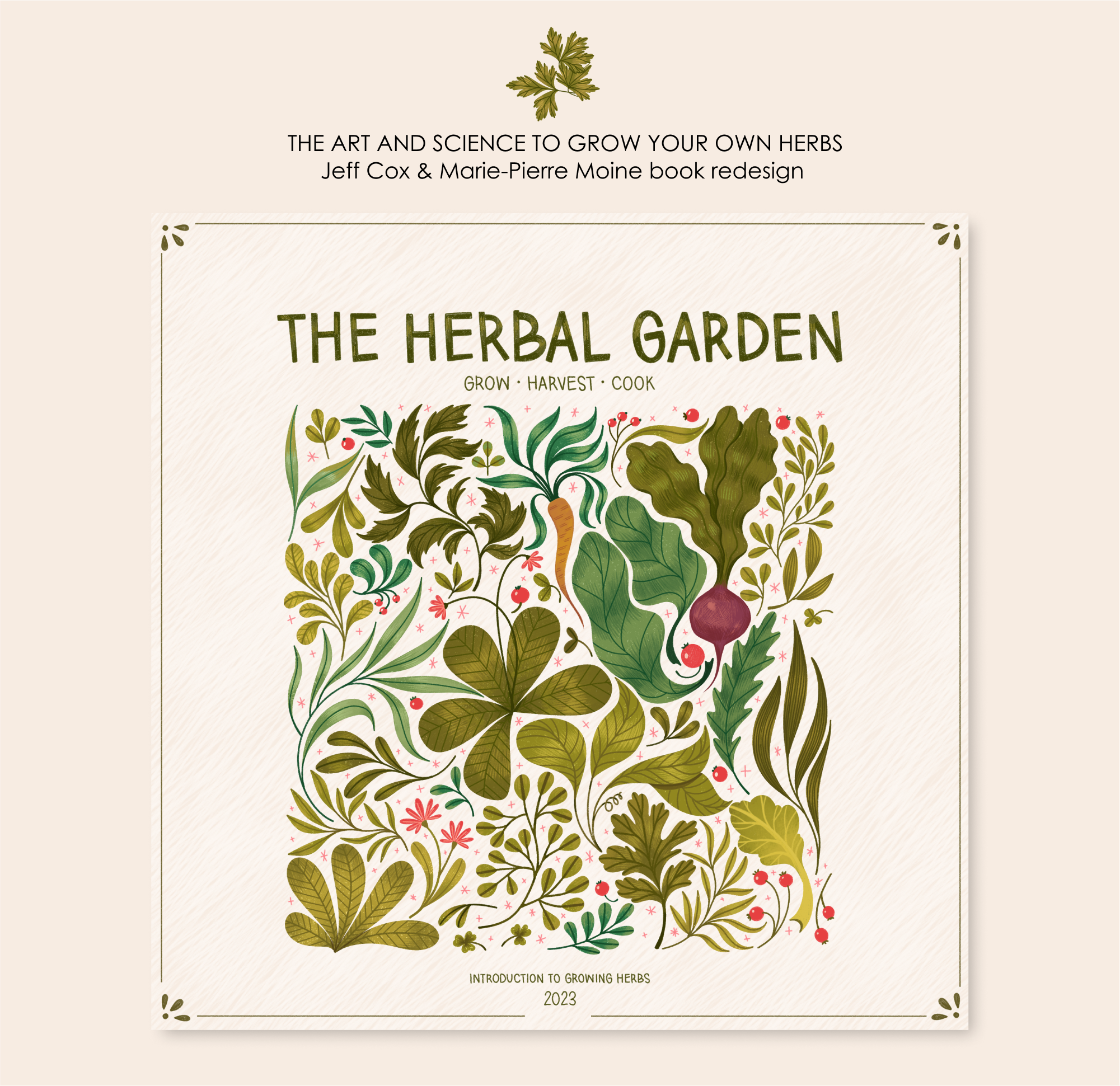 The Herbal Garden/ иллюстрации для книги «Сад трав» — Изображение №1 — Иллюстрация, Графика на Dprofile