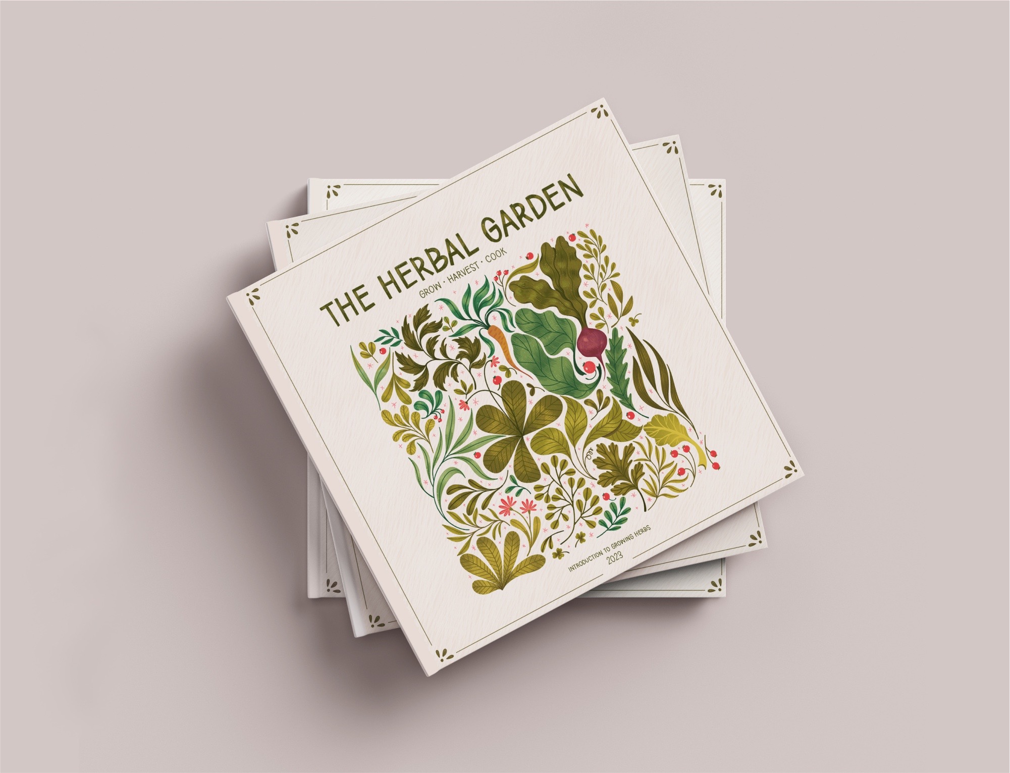 The Herbal Garden/ иллюстрации для книги «Сад трав» — Изображение №6 — Иллюстрация, Графика на Dprofile
