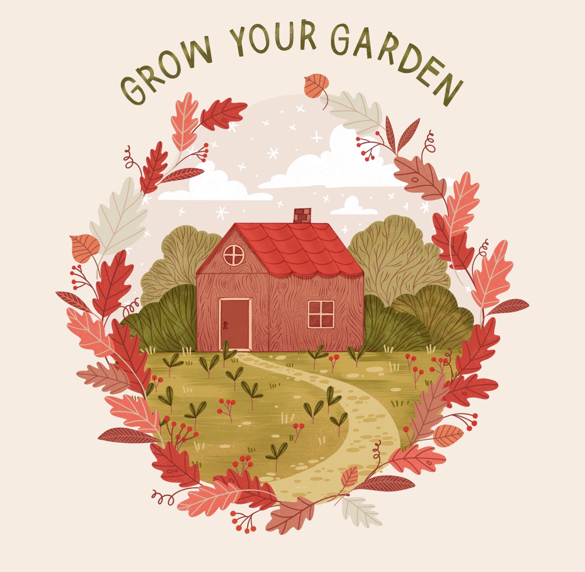 The Herbal Garden/ иллюстрации для книги «Сад трав» — Изображение №5 — Иллюстрация, Графика на Dprofile