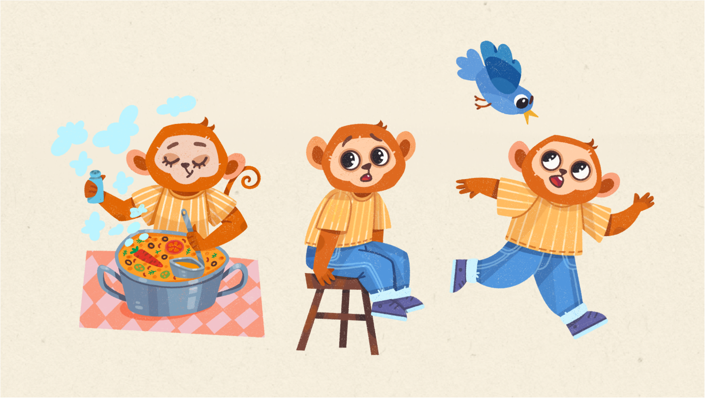 Обезьянка Френки — Изображение №4 — Иллюстрация на Dprofile