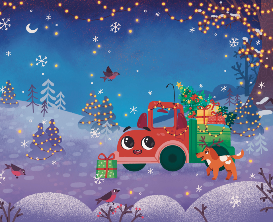 Little Truck rescues the New Year на Dprofile