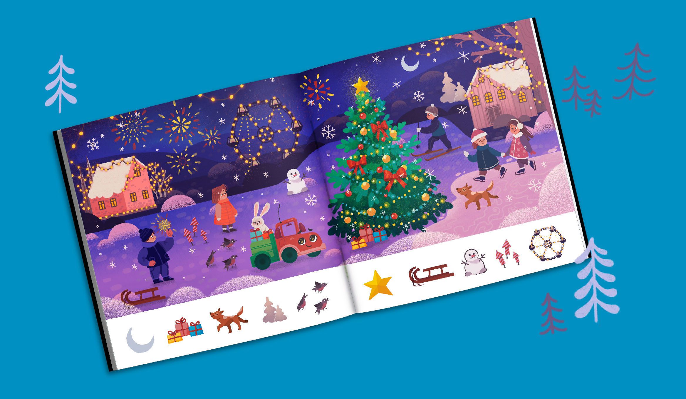 Little Truck rescues the New Year — Изображение №21 — Иллюстрация, Графика на Dprofile