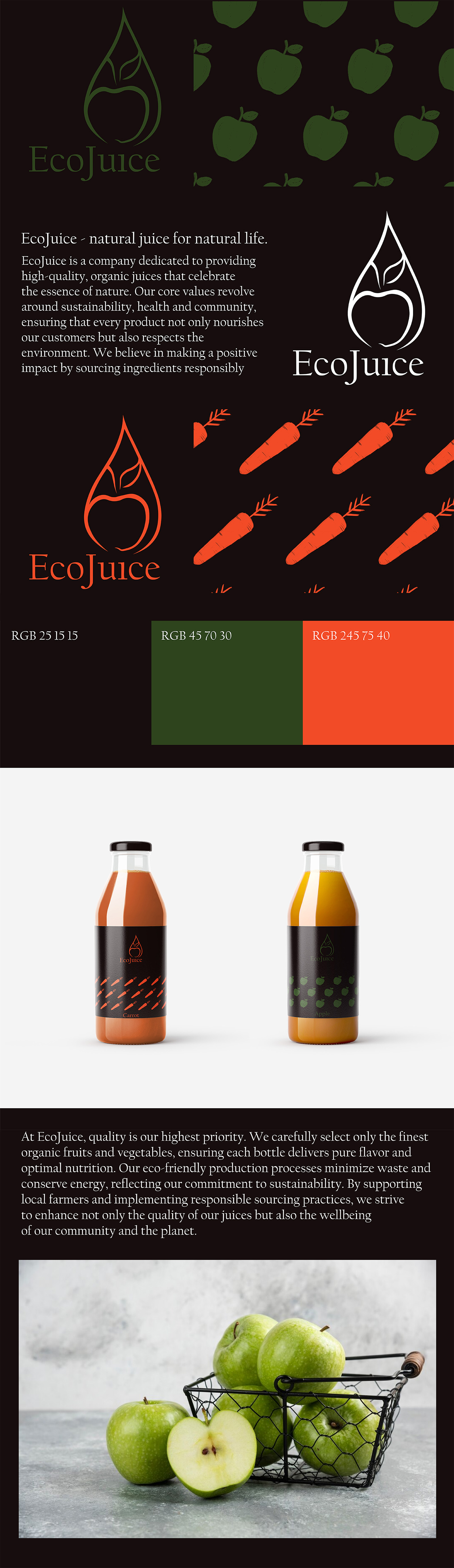 EcoJuice Branding — Изображение №1 — Брендинг на Dprofile