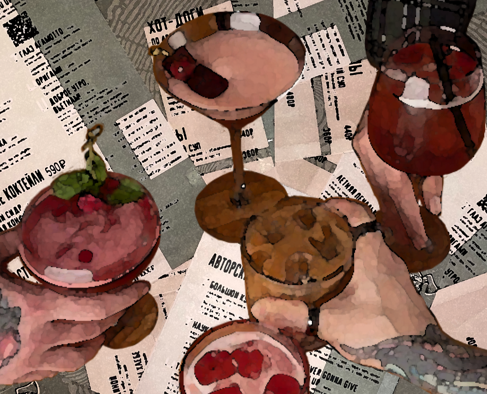 Tin Woodman Bar Menu — Брендинг на Dprofile