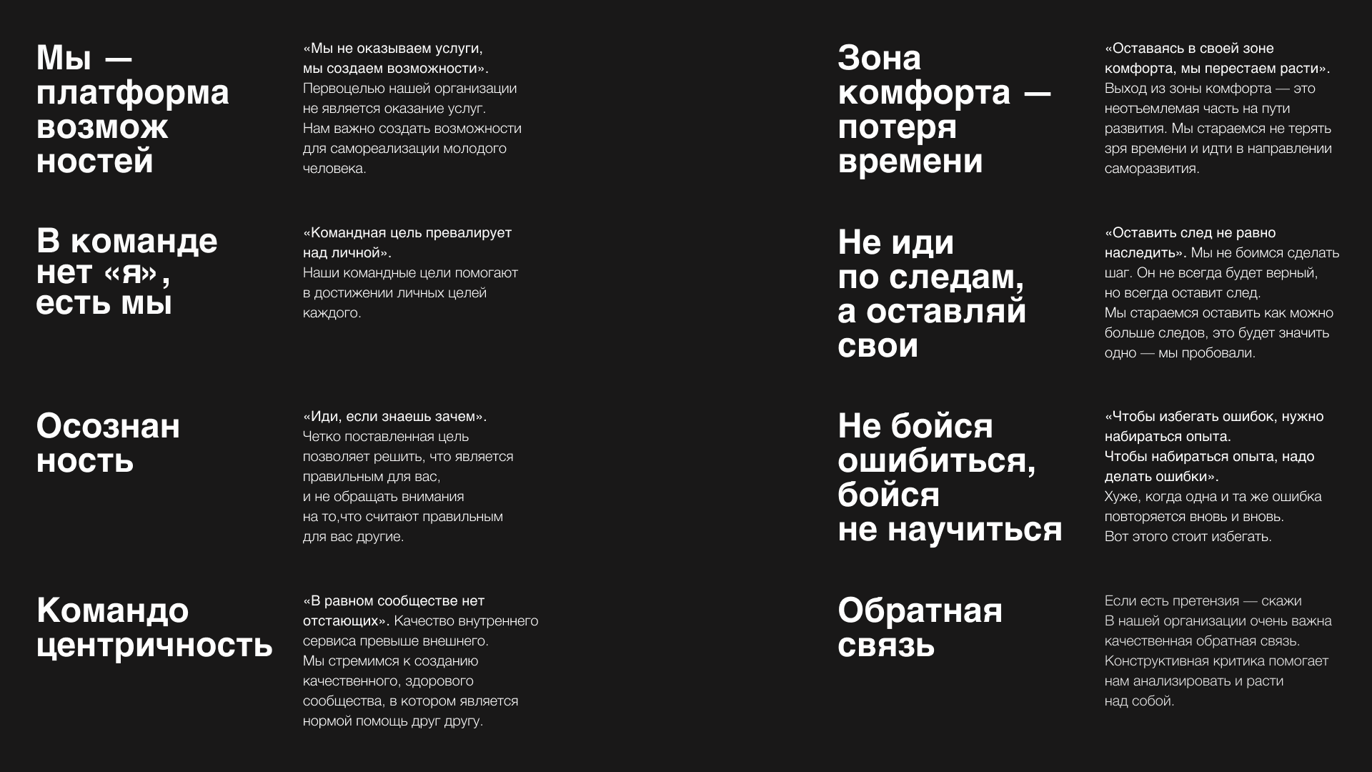 Презентация организации — Изображение №4 — Маркетинг на Dprofile