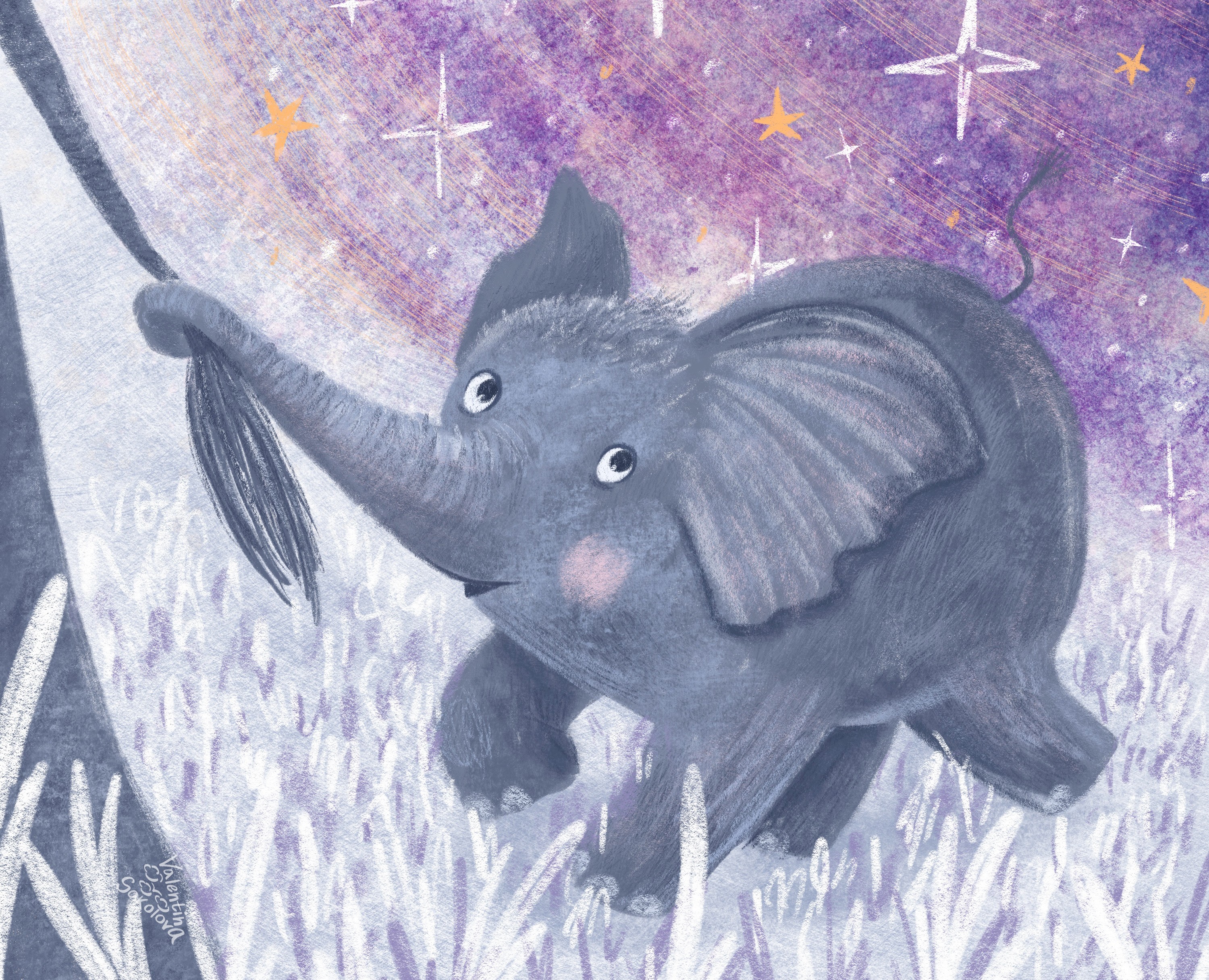 Baby Elephant — Иллюстрация на Dprofile