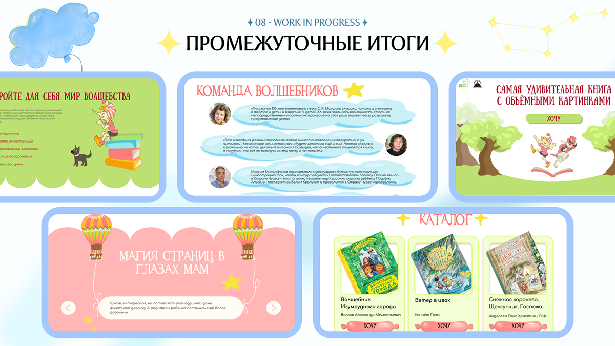 Промо-сайт для серии книжек от издательства АСТ — Изображение №13 — Интерфейсы, Иллюстрация на Dprofile