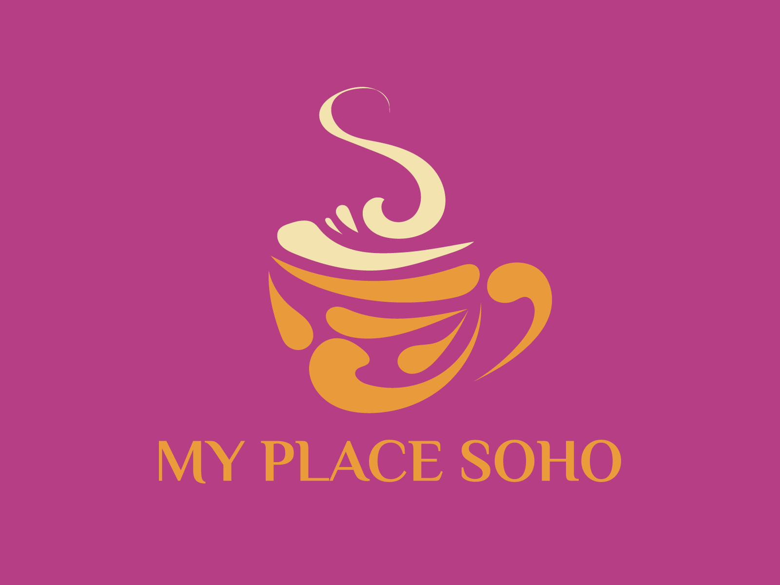 Минимальный фирменный стиль для кофейни My Place Soho — Изображение №5 — Брендинг, Графика на Dprofile
