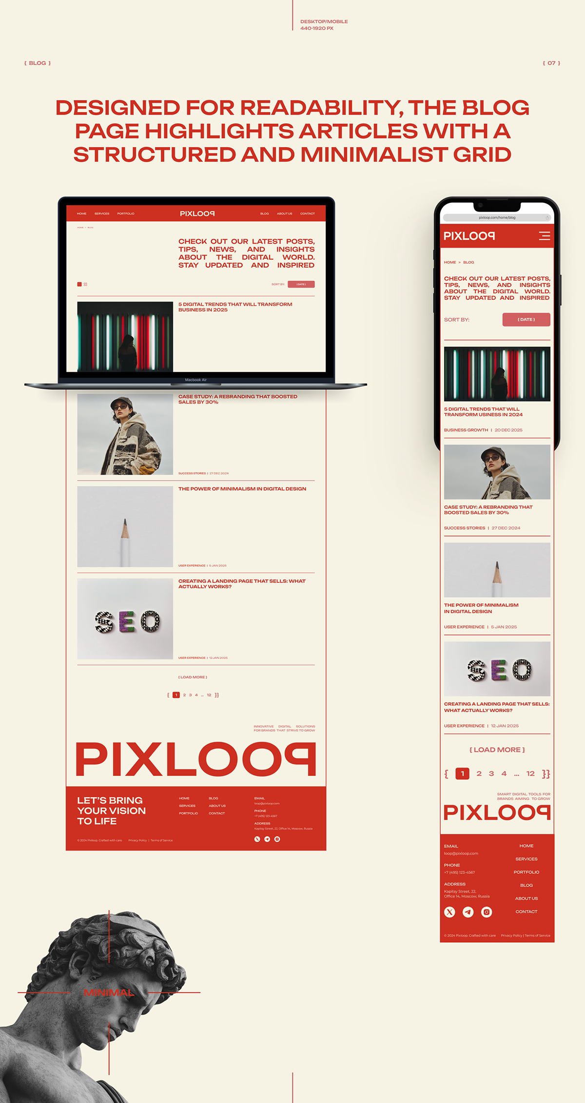 PIXLOOP | Digital Studio — Изображение №7 — Интерфейсы, Анимация на Dprofile