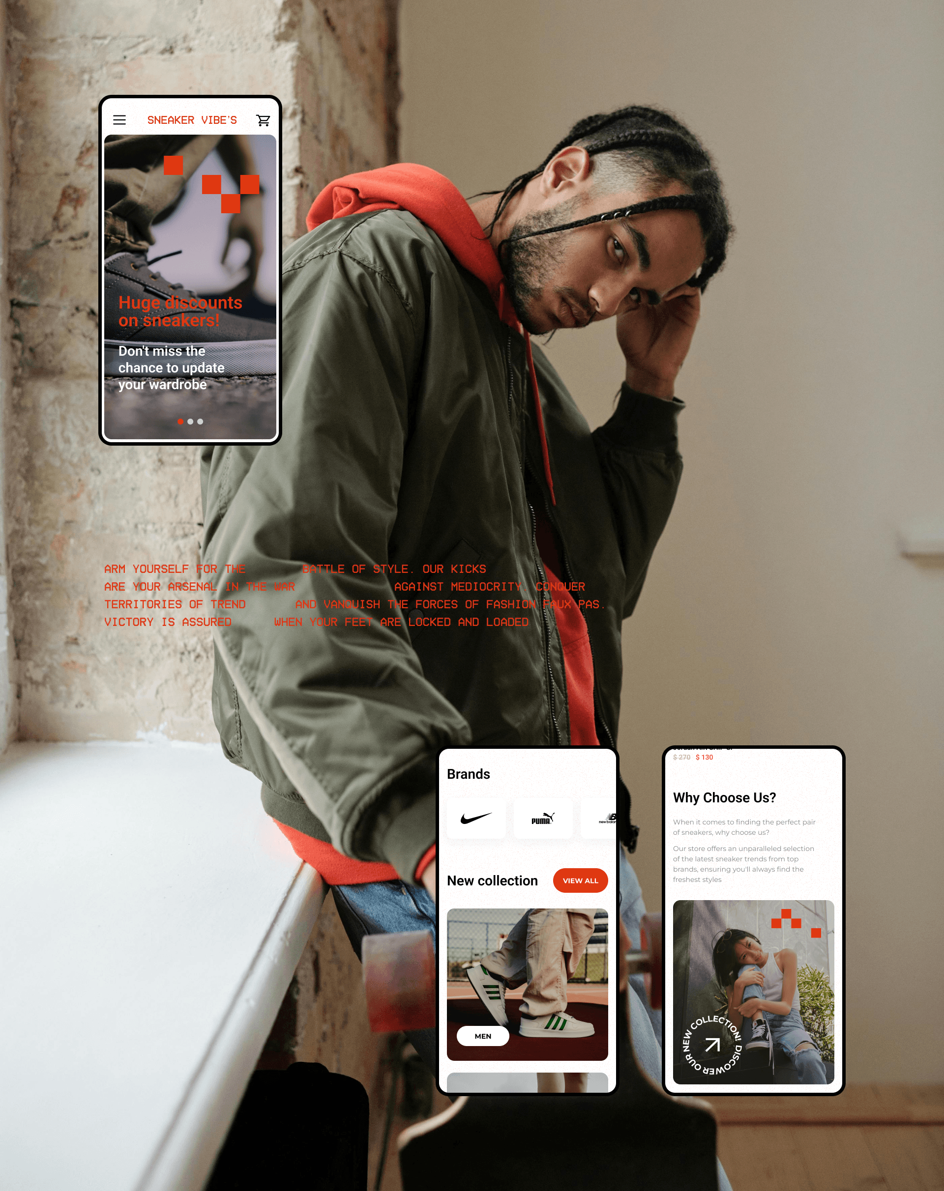 SnikerVibe's E-commerce concept — Изображение №6 — Интерфейсы, Анимация на Dprofile