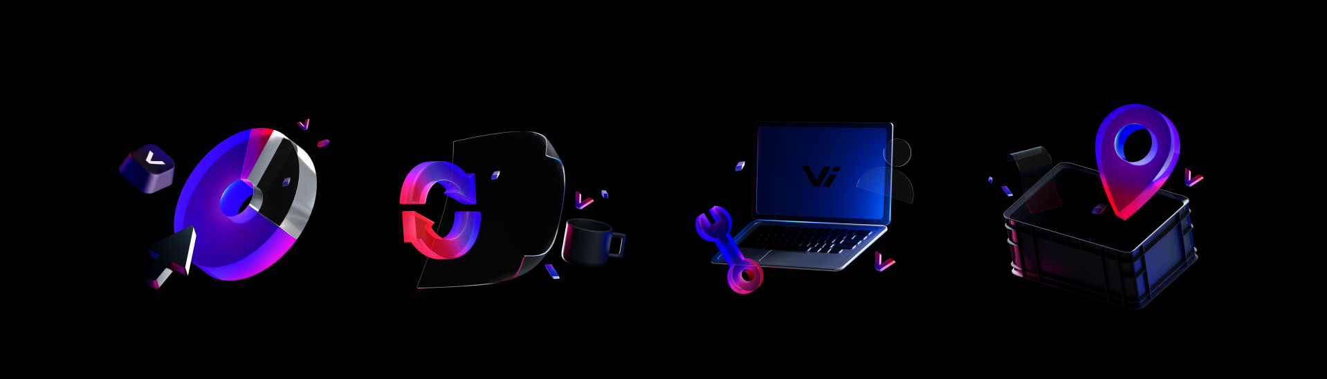 BRANDING | Vi.tech | VI.RU — Изображение №6 — Брендинг на Dprofile