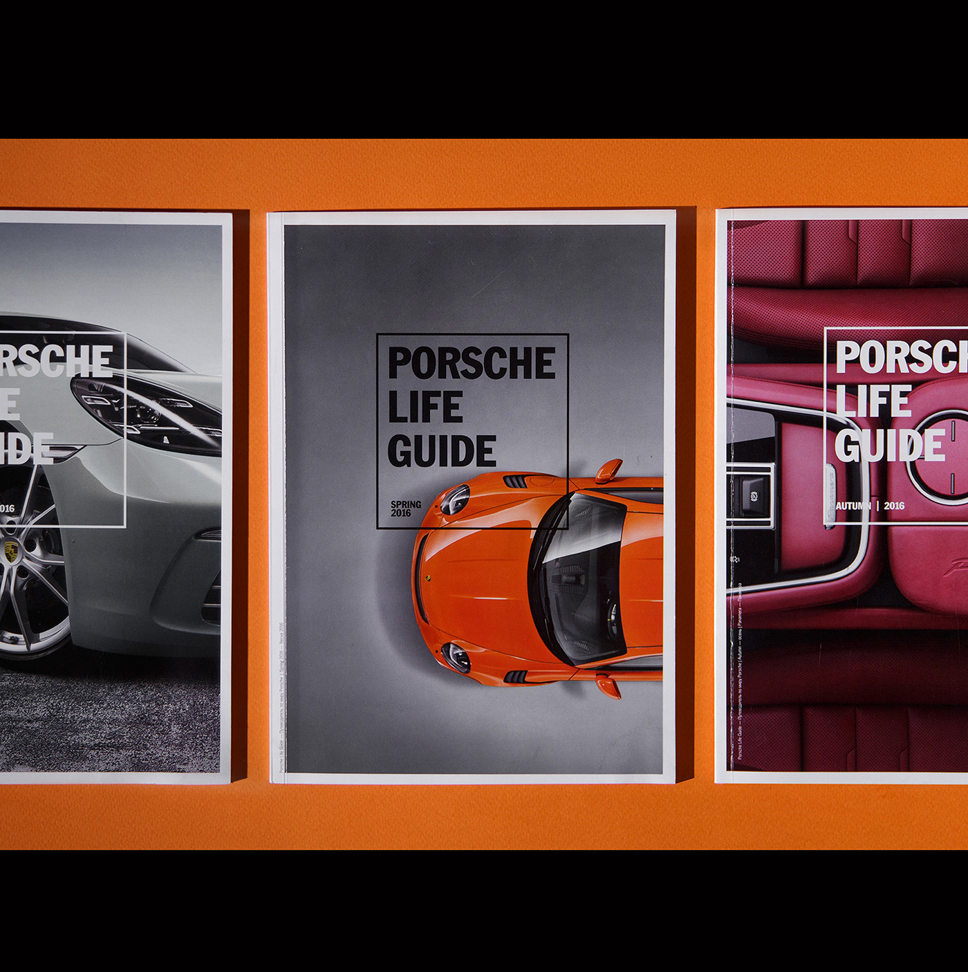 Журнал PORSCHE LIFE GUIDE — Изображение №8 — Графика на Dprofile