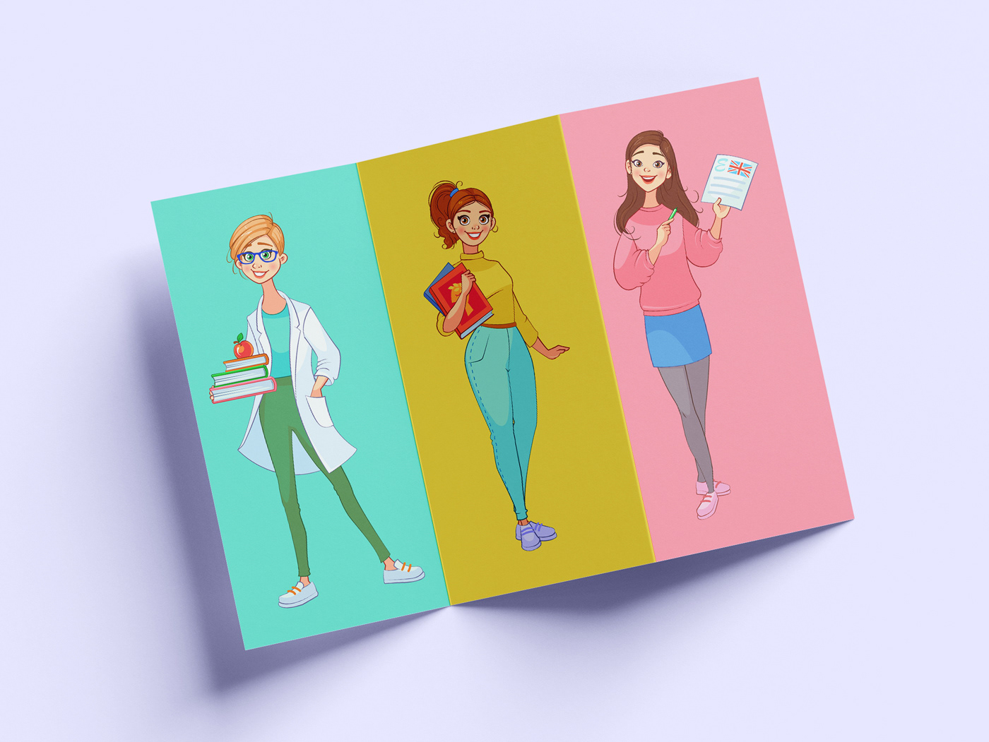 HI SCHOOL | Characters & Illustration — Изображение №13 — Брендинг, Иллюстрация на Dprofile