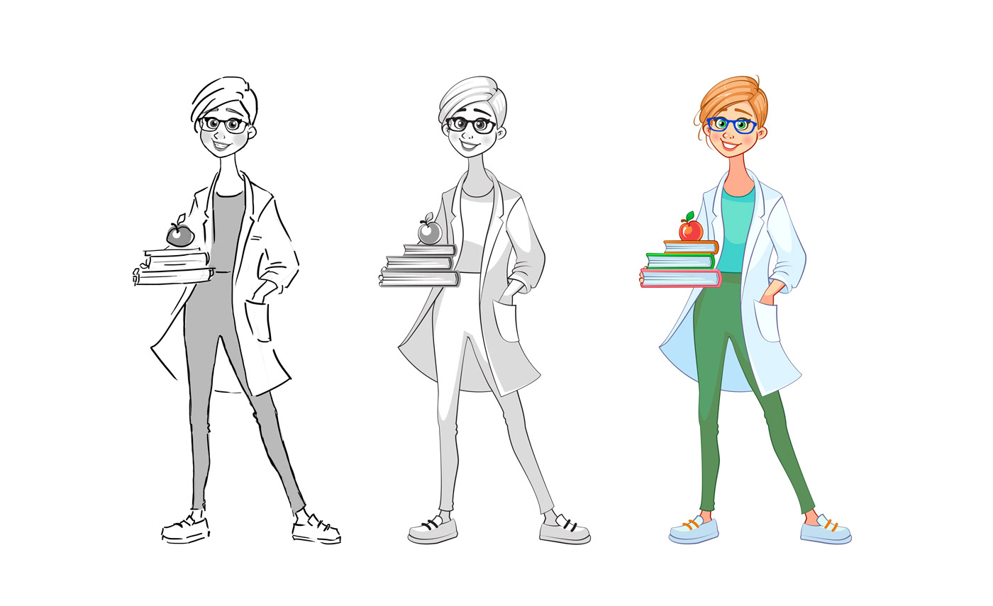 HI SCHOOL | Characters & Illustration — Изображение №5 — Брендинг, Иллюстрация на Dprofile